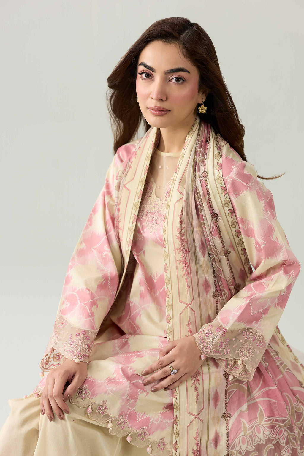 Original Nishat 3 Piece - Digital Printed Embroidered Suit - 42602165 | Buy Online in Pakistan