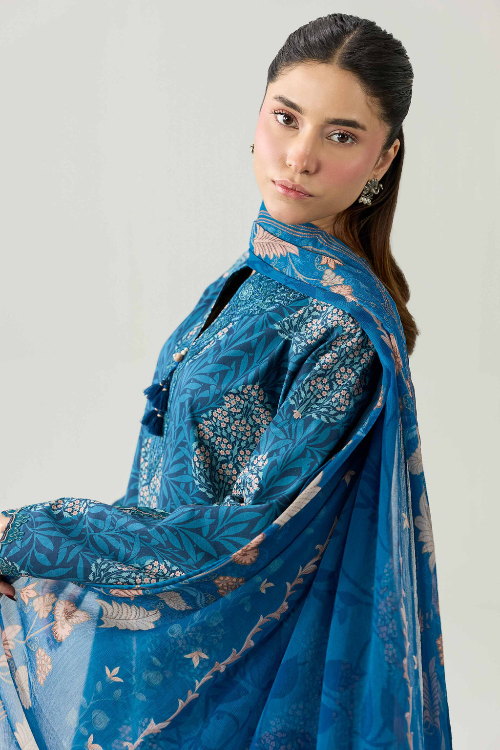 Original Nishat 3 Piece - Digital Printed Embroidered Suit - 42602166 | Buy Online in Pakistan