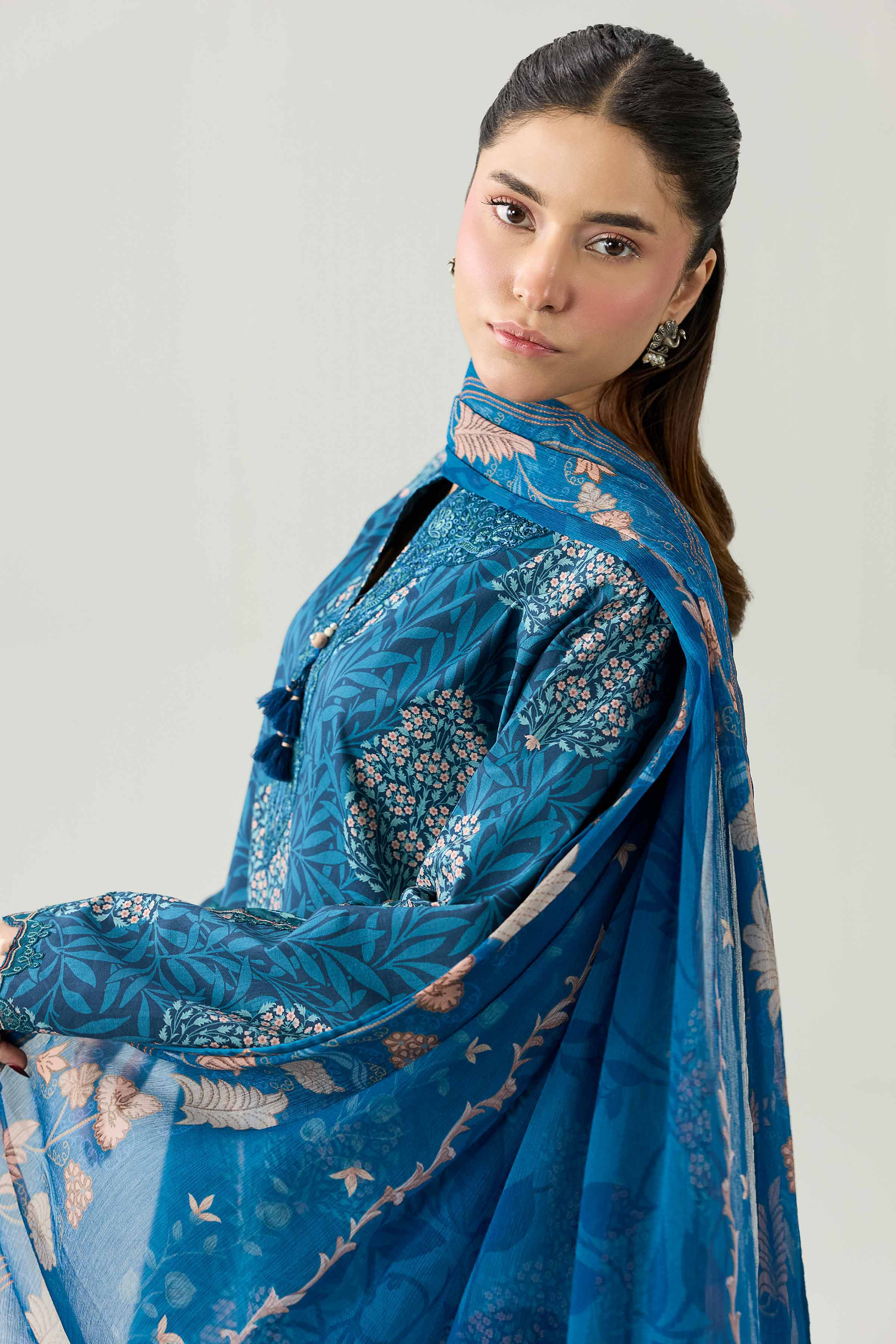 Original Nishat 3 Piece - Digital Printed Embroidered Suit - 42602166 | Buy Online in Pakistan