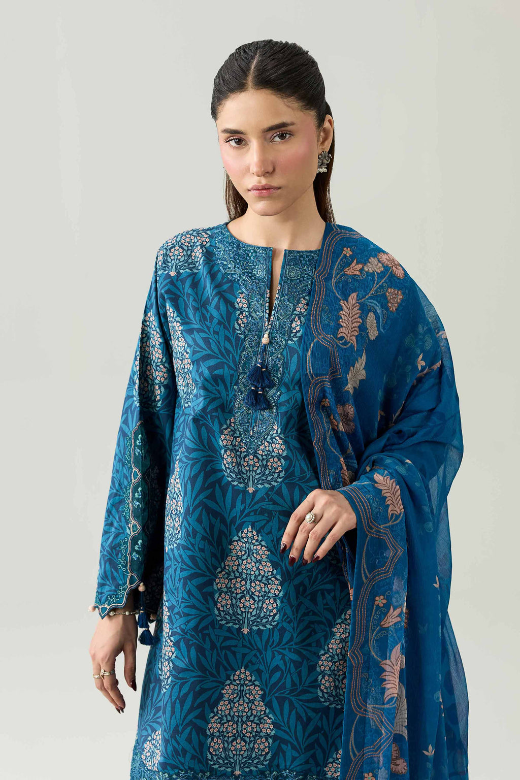 Original Nishat 3 Piece - Digital Printed Embroidered Suit - 42602166 | Buy Online in Pakistan