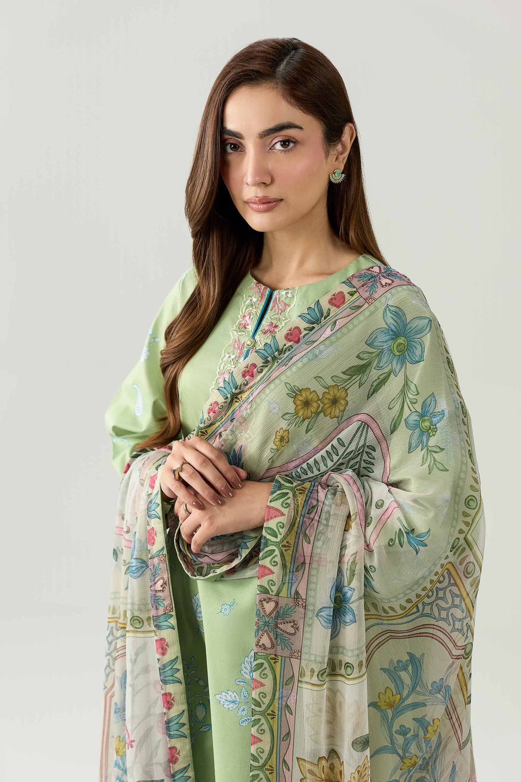Original Nishat 3 Piece - Digital Printed Embroidered Suit - 42602168 | Buy Online in Pakistan