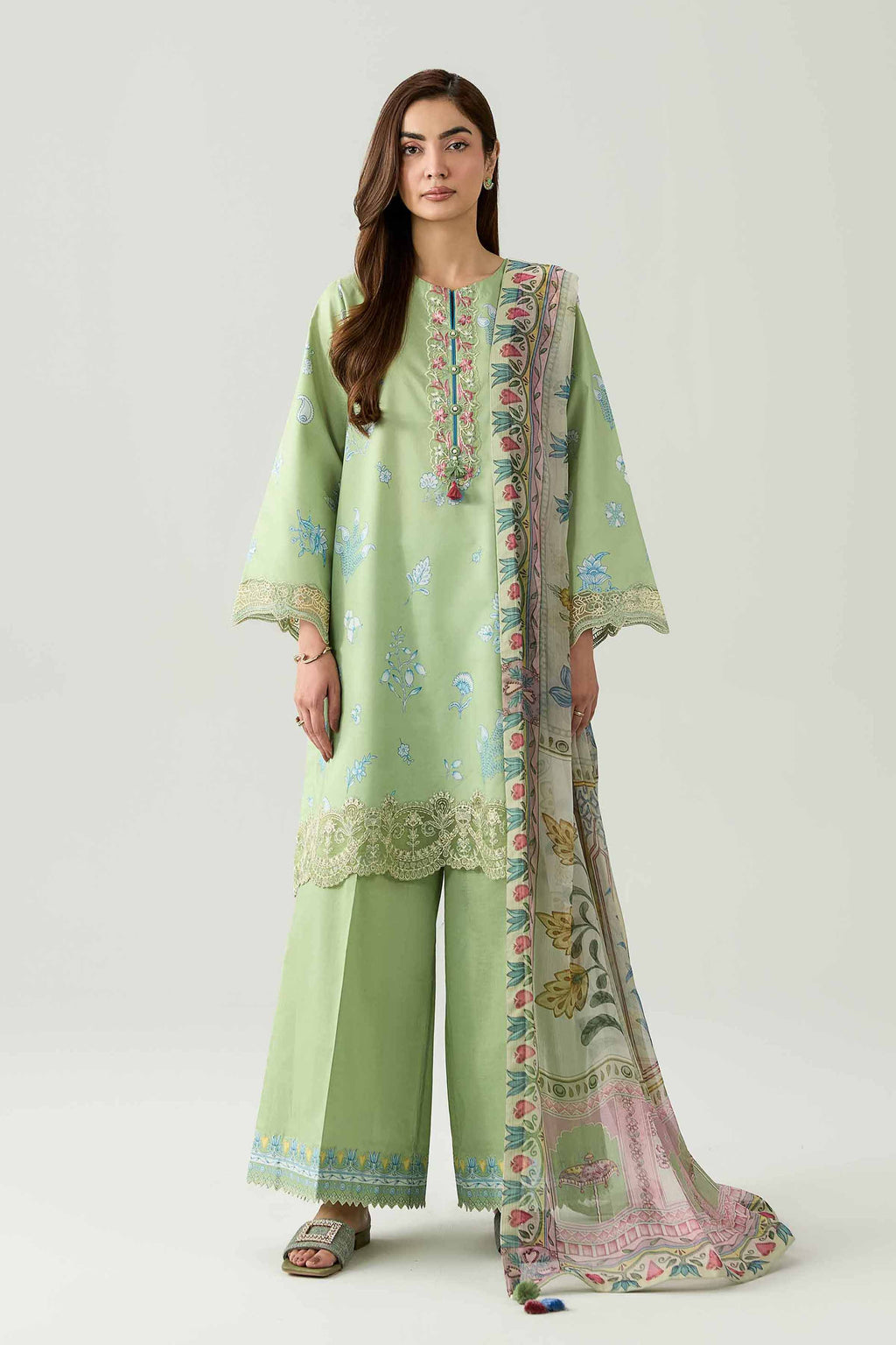 Original Nishat 3 Piece - Digital Printed Embroidered Suit - 42602168 | Buy Online in Pakistan