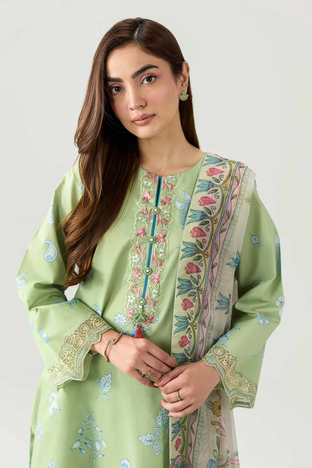 Original Nishat 3 Piece - Digital Printed Embroidered Suit - 42602168 | Buy Online in Pakistan