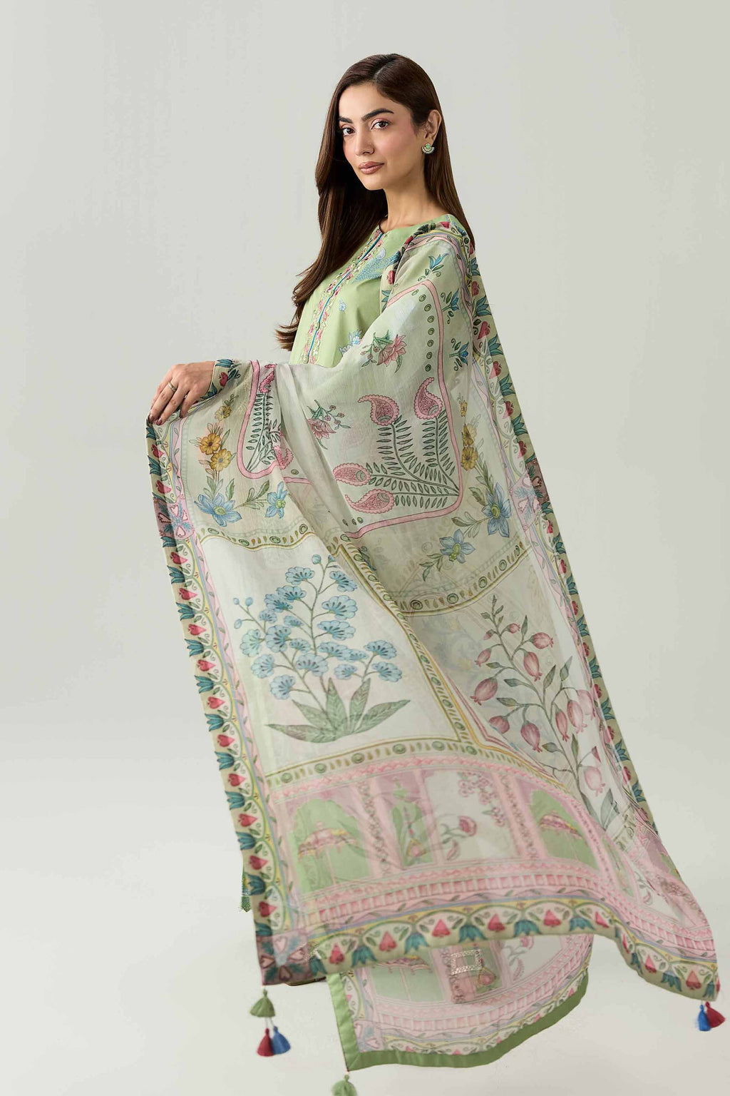 Original Nishat 3 Piece - Digital Printed Embroidered Suit - 42602168 | Buy Online in Pakistan