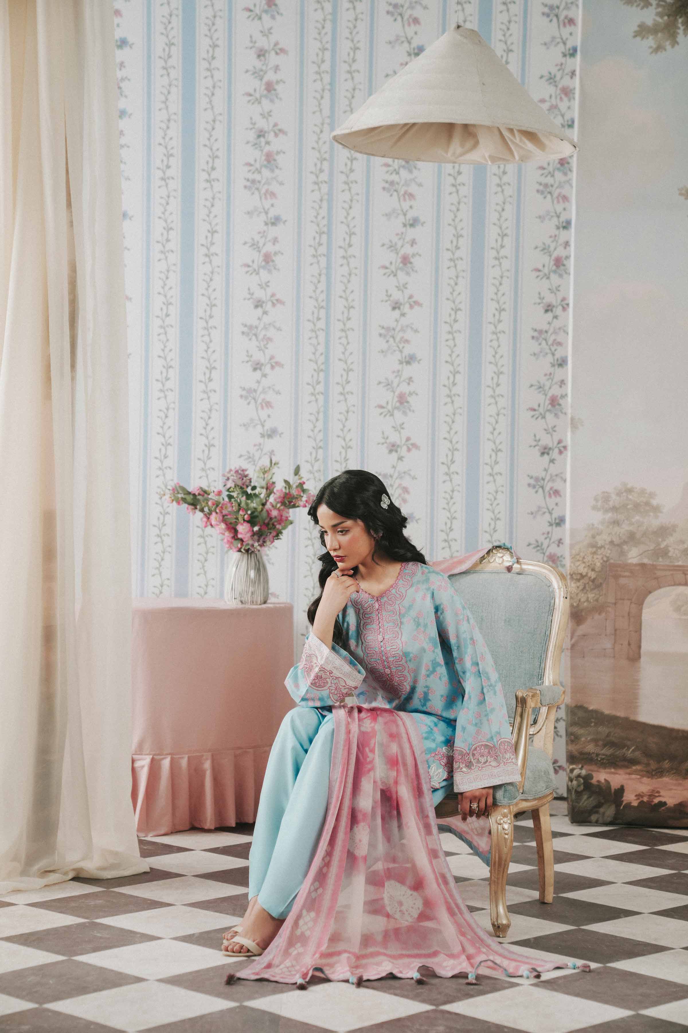 Original Nishat 3 Piece - Digital Printed Embroidered Suit - 42602173 | Buy Online in Pakistan