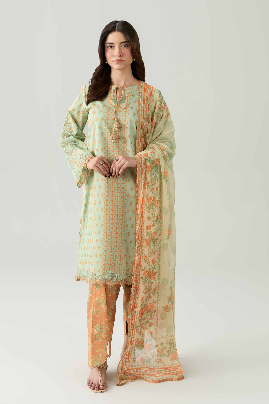 Original Nishat 3 Piece - Digital Printed Embroidered Suit - 42602174 | Buy Online in Pakistan