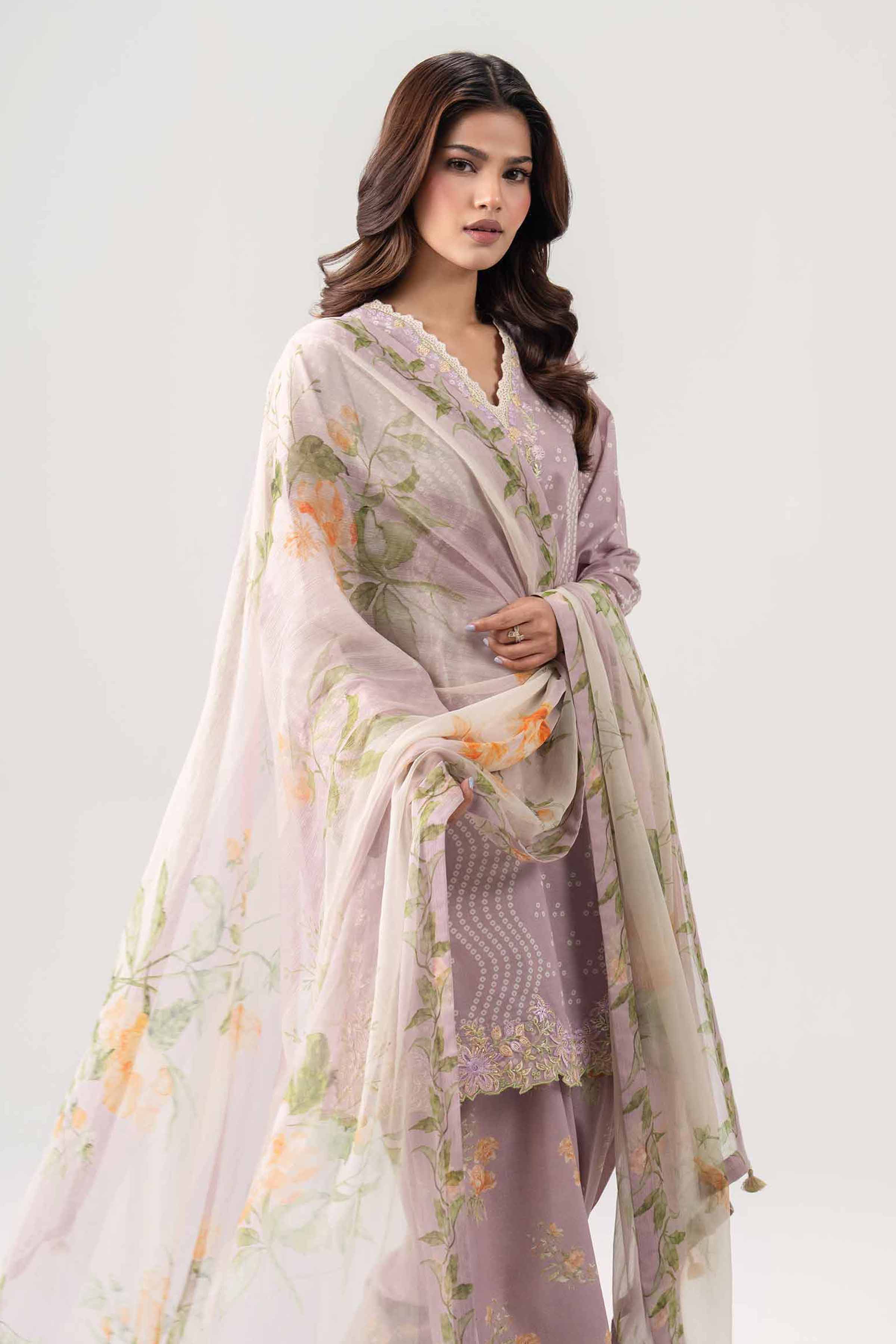 Original Nishat 3 Piece - Digital Printed Embroidered Suit - 42602175 | Buy Online in Pakistan