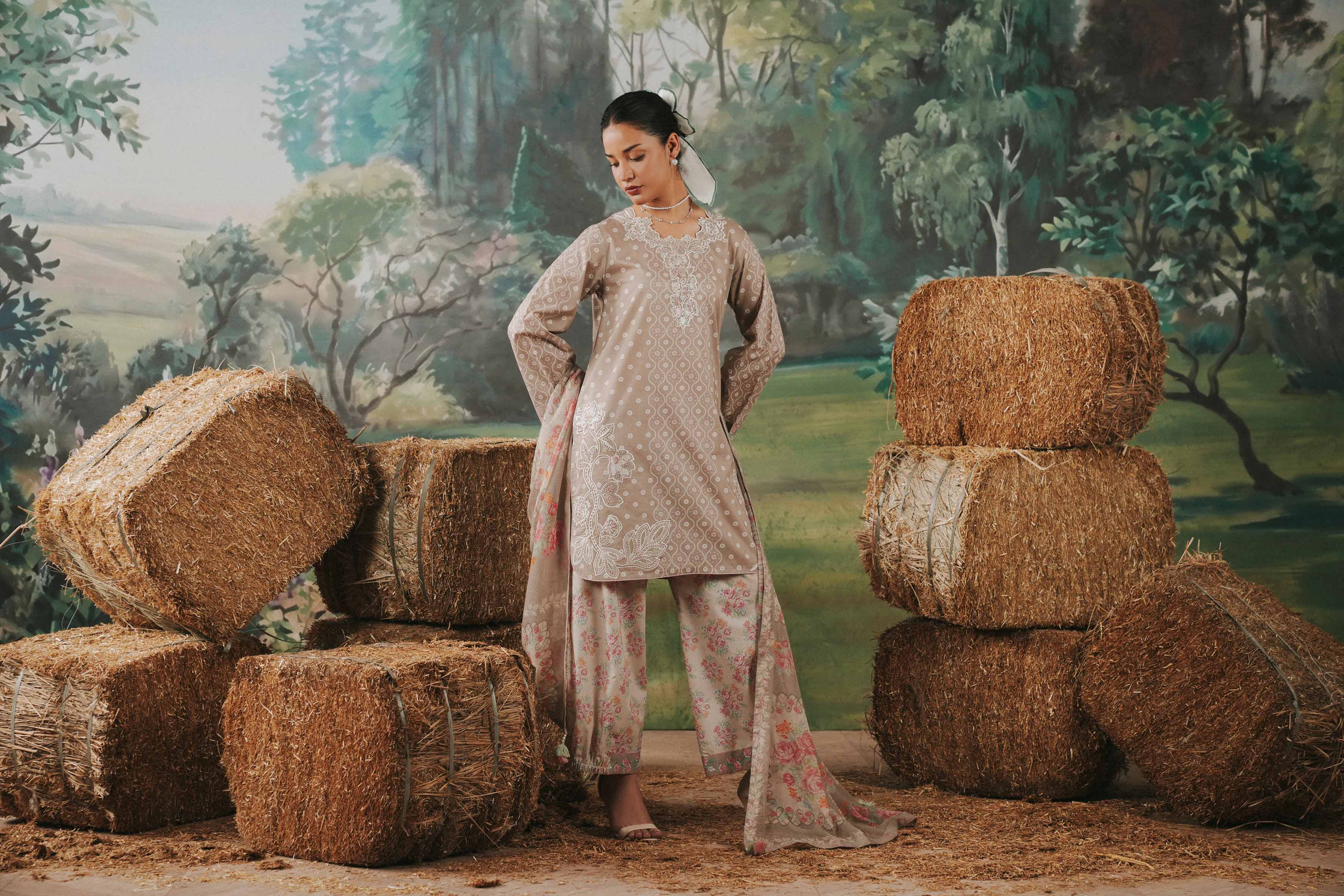 Original Nishat 3 Piece - Digital Printed Embroidered Suit - 42602176 | Buy Online in Pakistan