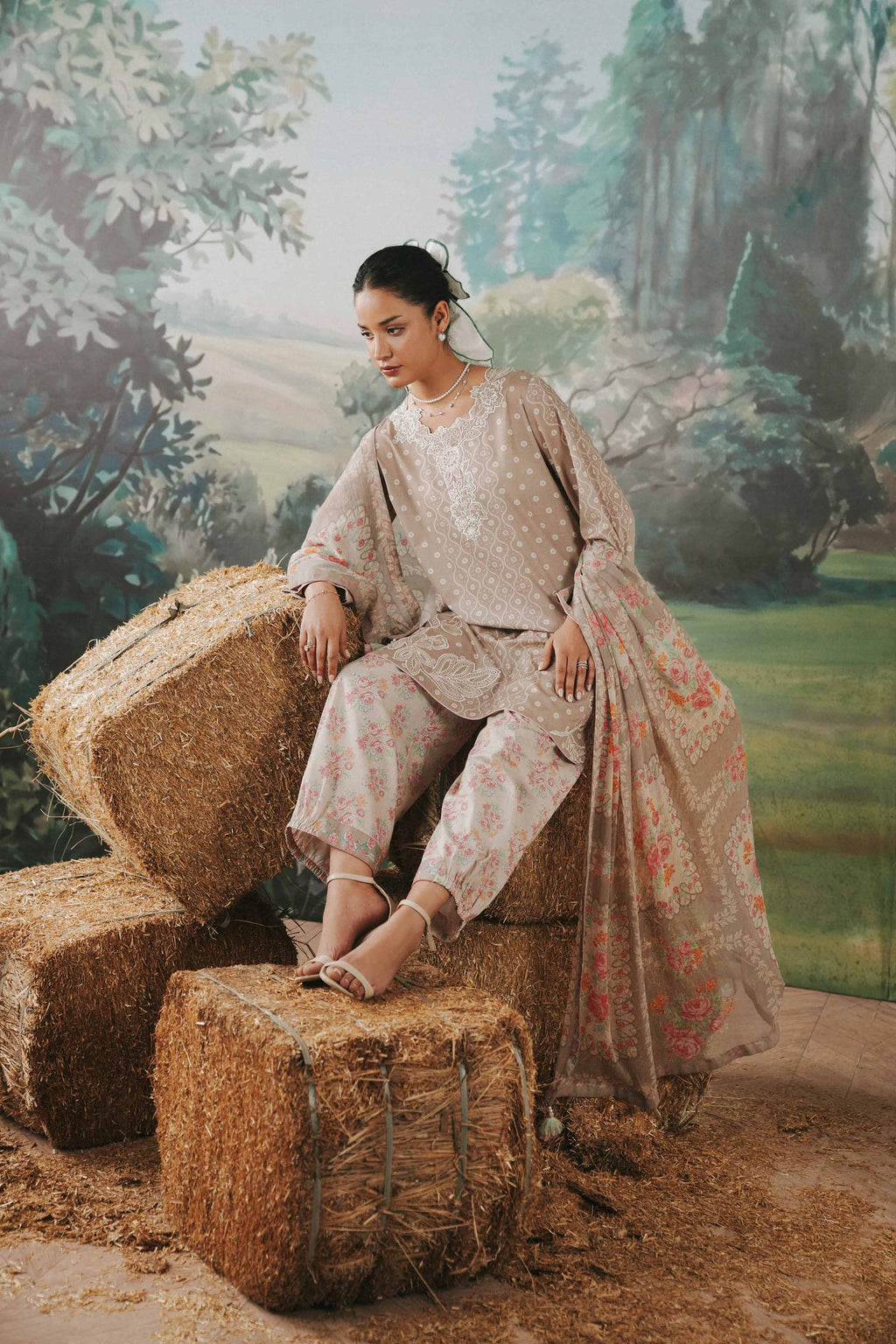 Original Nishat 3 Piece - Digital Printed Embroidered Suit - 42602176 | Buy Online in Pakistan