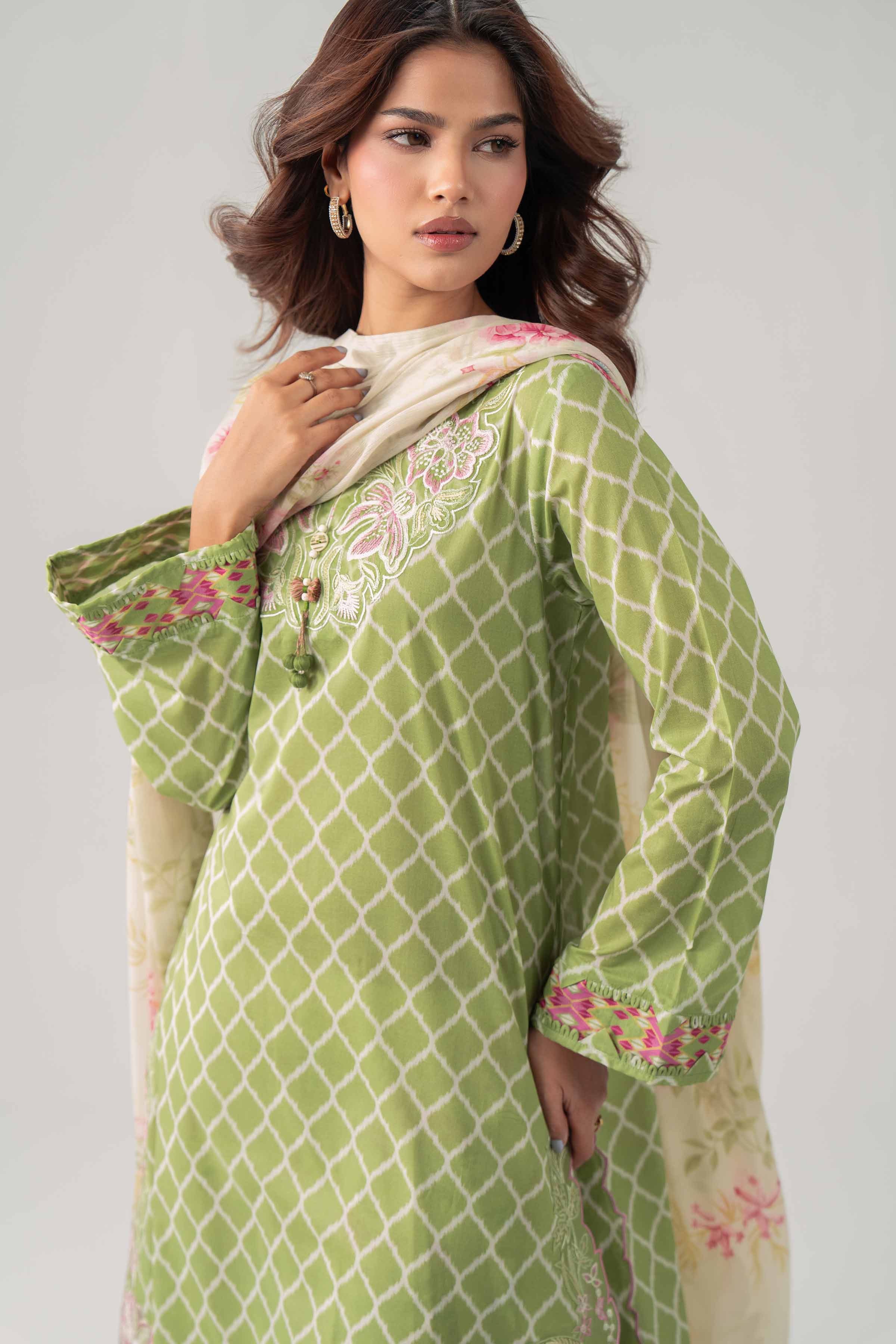 Original Nishat 3 Piece - Digital Printed Embroidered Suit - 42602177 | Buy Online in Pakistan