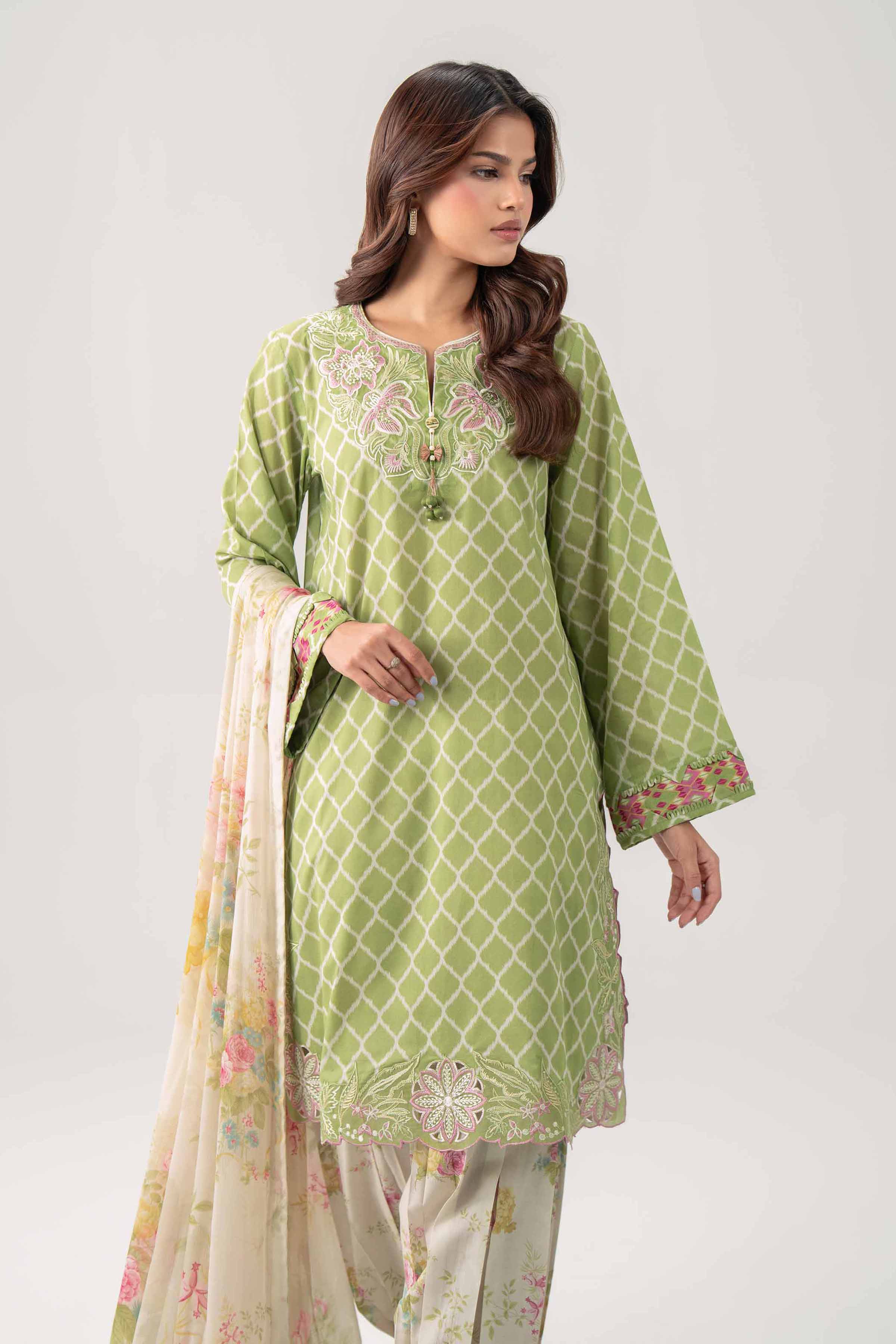 Original Nishat 3 Piece - Digital Printed Embroidered Suit - 42602177 | Buy Online in Pakistan