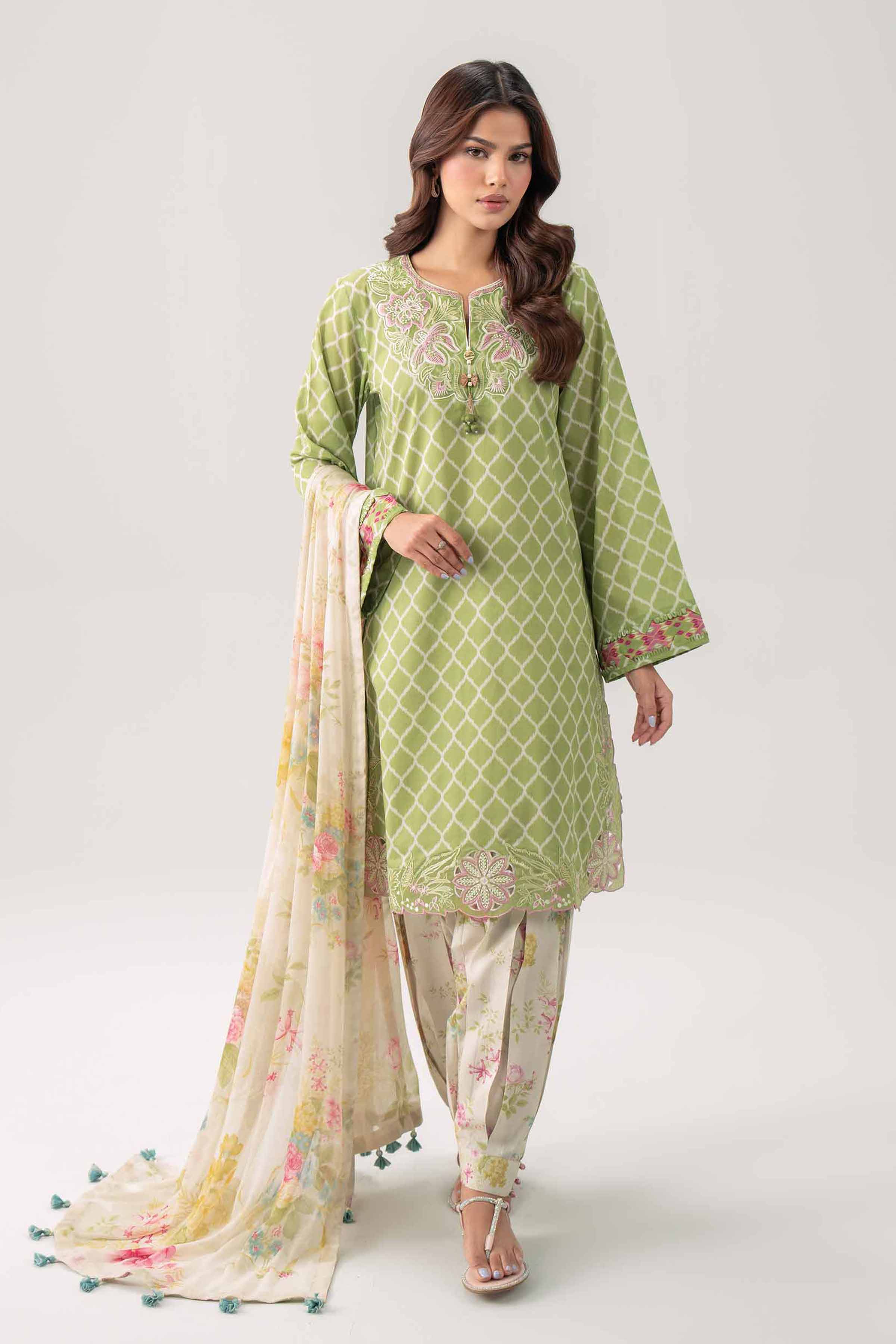 Original Nishat 3 Piece - Digital Printed Embroidered Suit - 42602177 | Buy Online in Pakistan