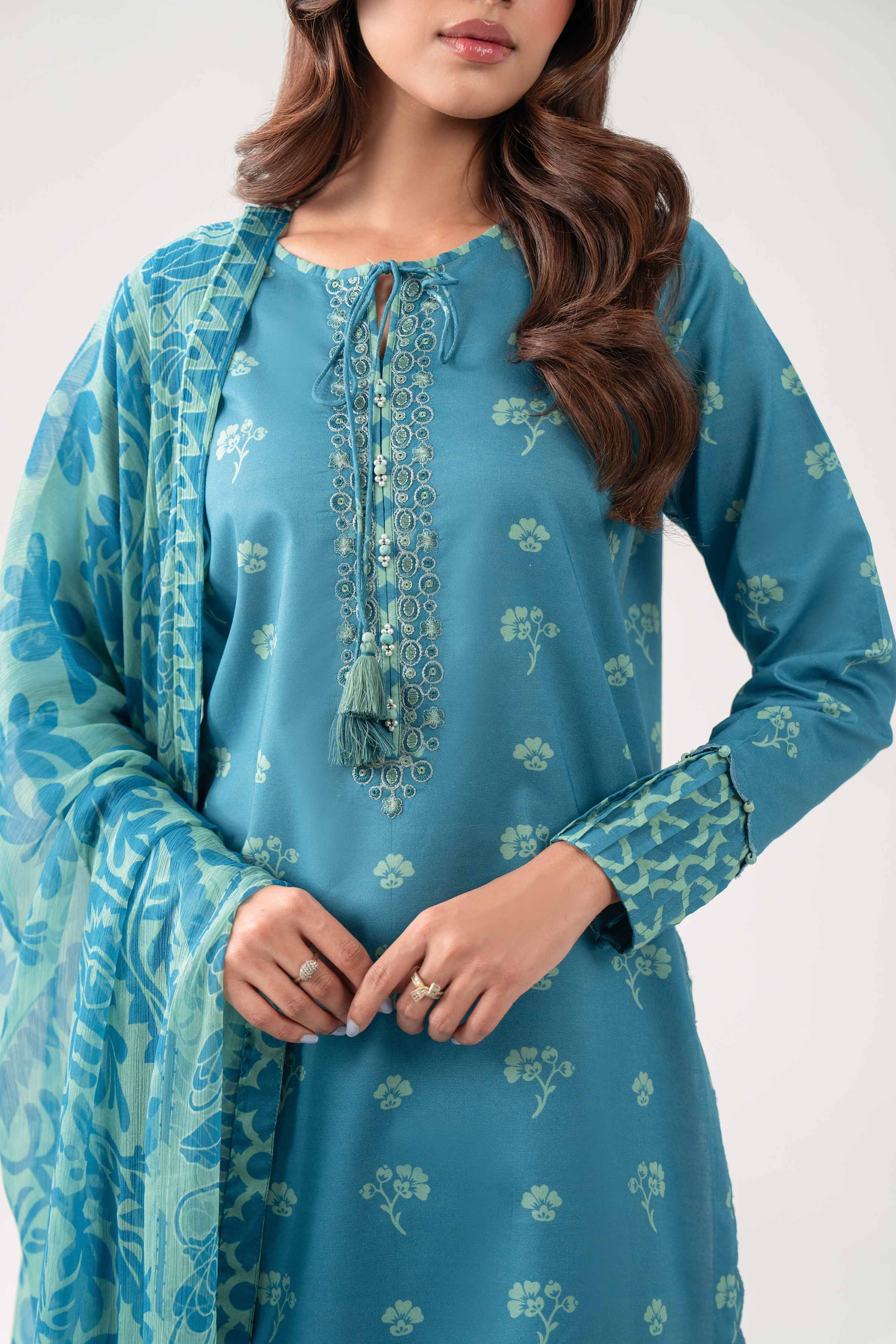 Original Nishat 3 Piece - Digital Printed Embroidered Suit - 42602183 | Buy Online in Pakistan