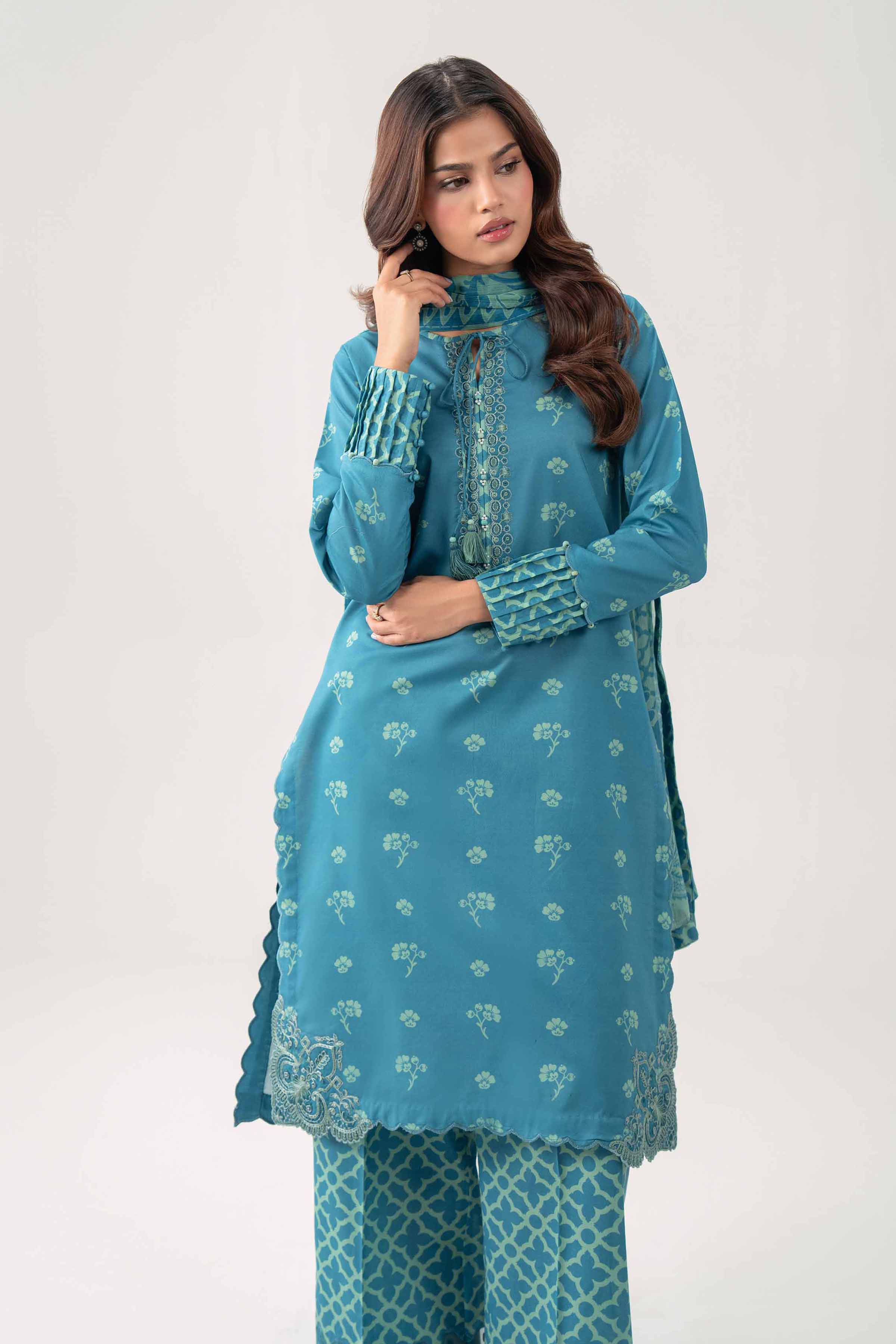 Original Nishat 3 Piece - Digital Printed Embroidered Suit - 42602183 | Buy Online in Pakistan