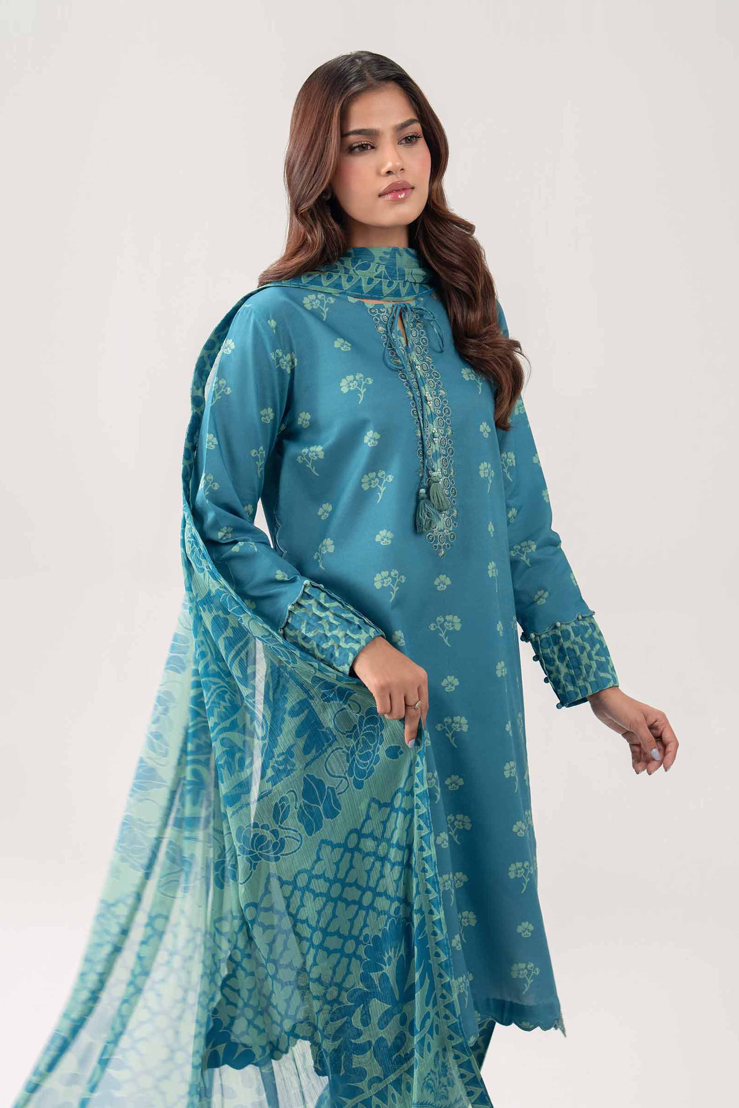 Original Nishat 3 Piece - Digital Printed Embroidered Suit - 42602183 | Buy Online in Pakistan