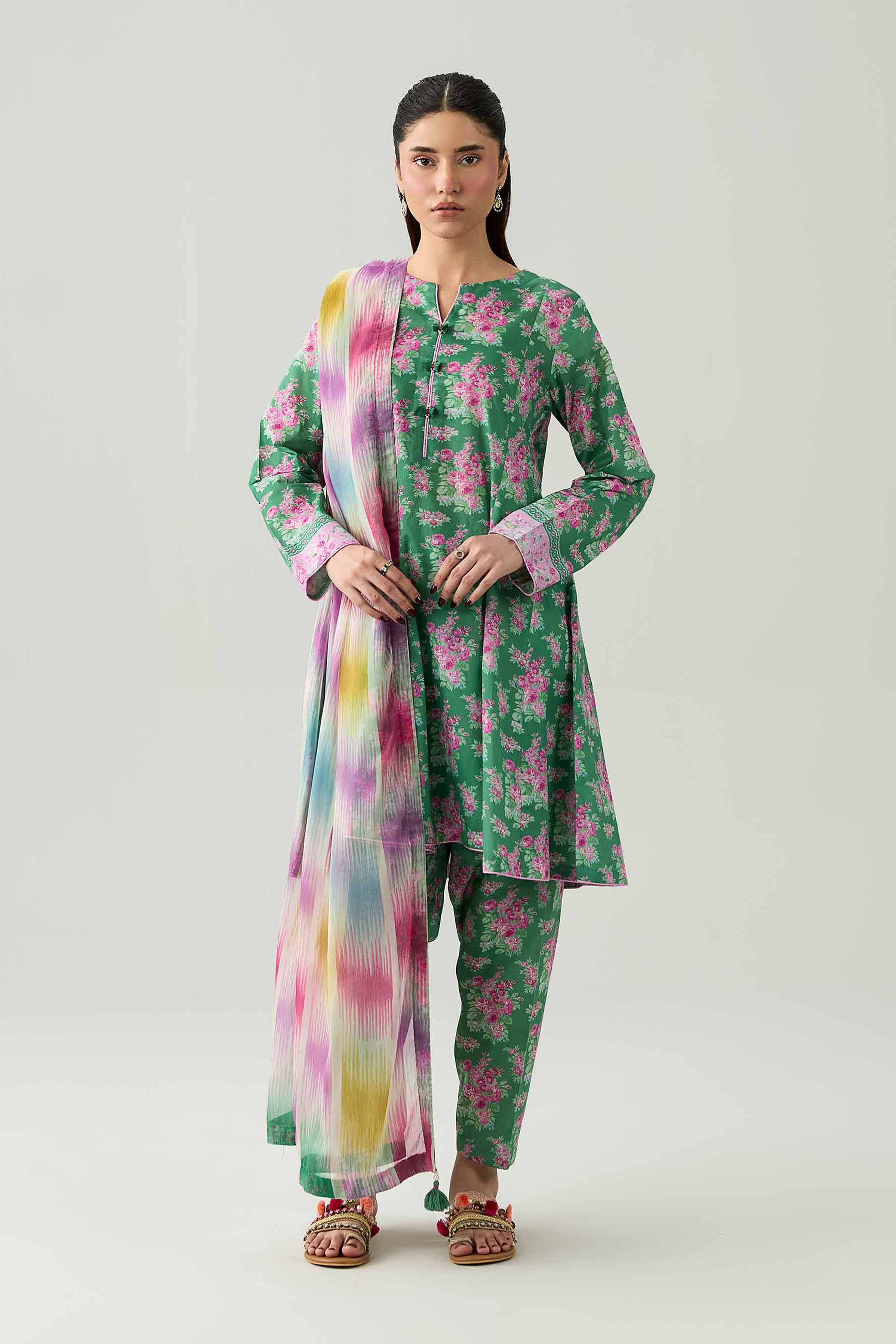 Original Nishat 3 Piece - Digital Printed Suit - 42602184 | Buy Online in Pakistan