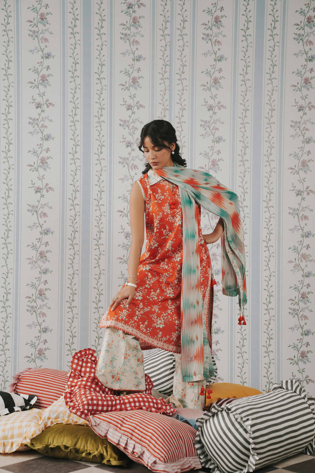 Original Nishat 3 Piece - Digital Printed Suit - 42602185 | Buy Online in Pakistan