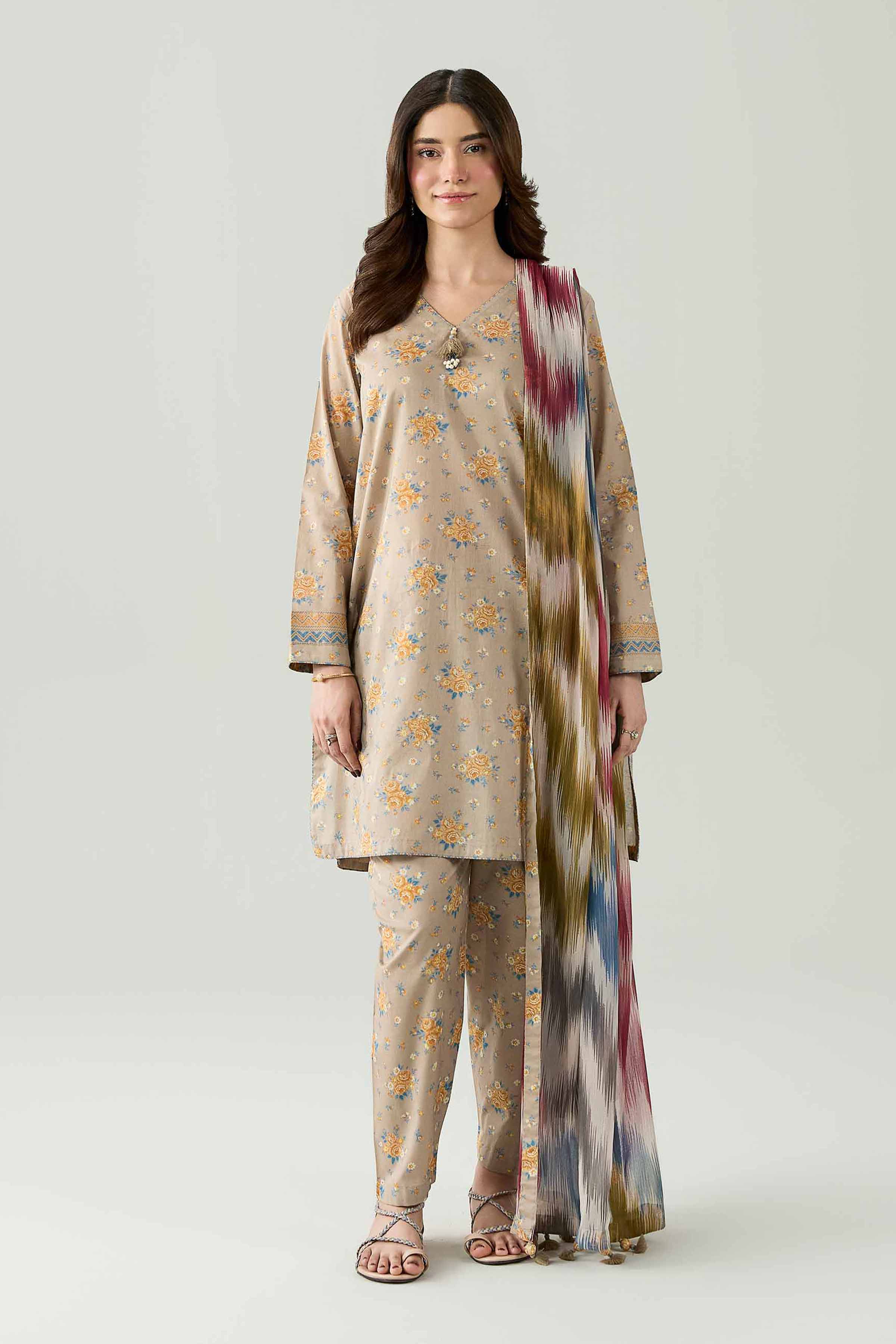 Original Nishat 3 Piece - Digital Printed Suit - 42602186 | Buy Online in Pakistan