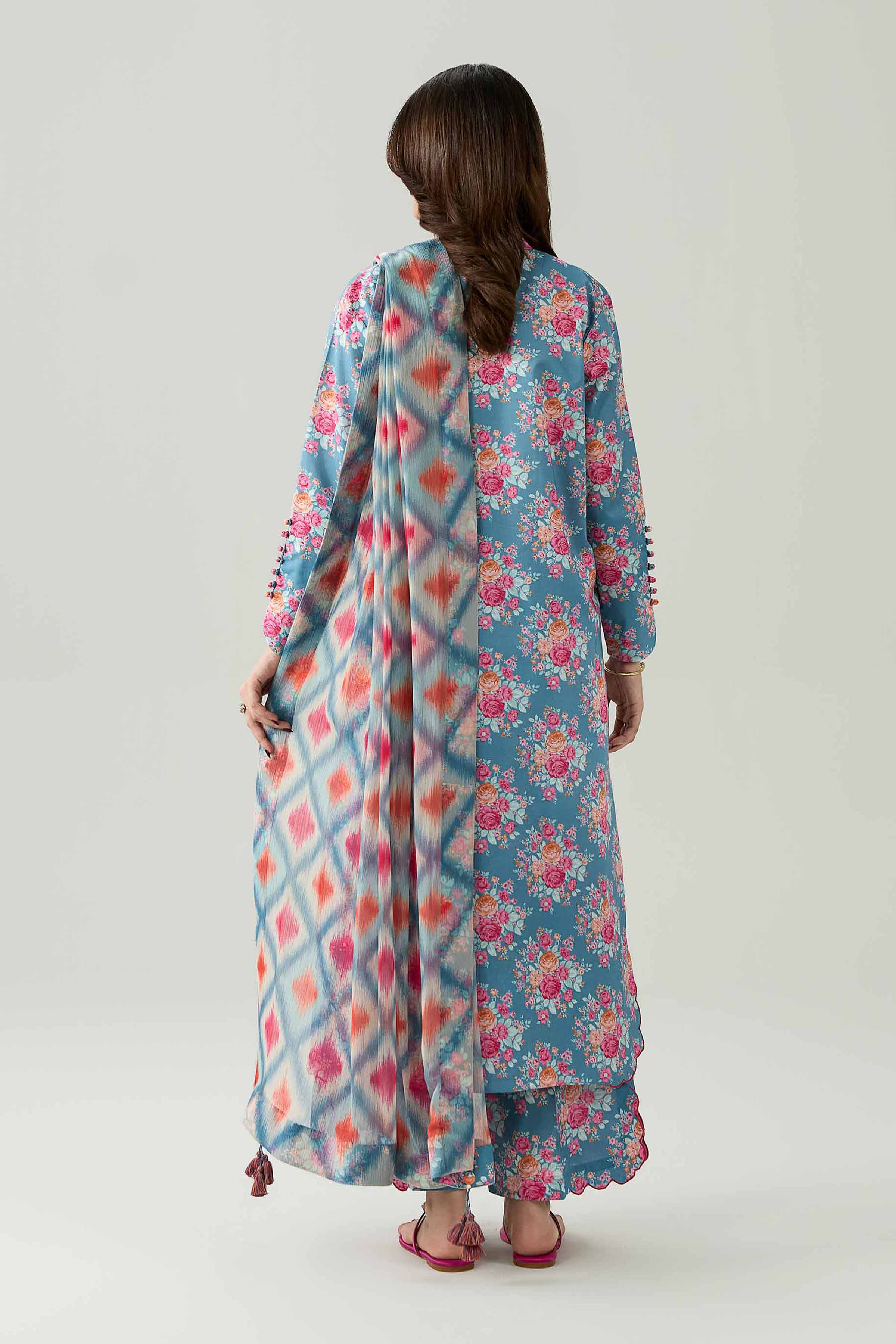 Original Nishat 3 Piece - Digital Printed Suit - 42602187 | Buy Online in Pakistan