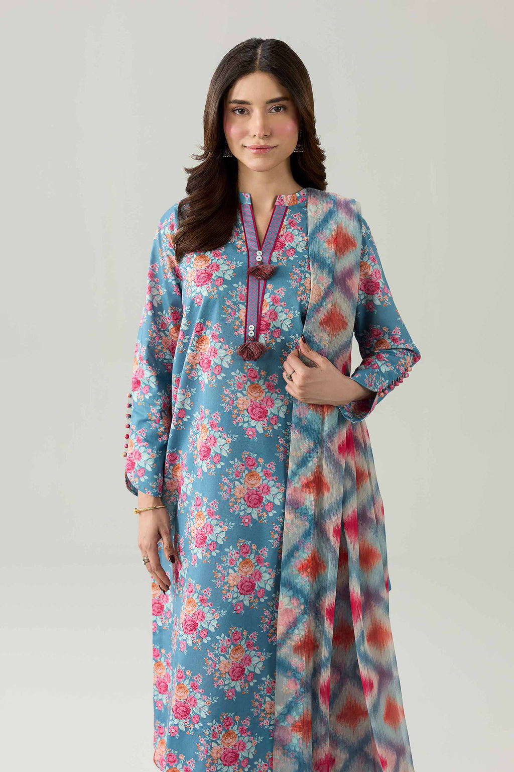 Original Nishat 3 Piece - Digital Printed Suit - 42602187 | Buy Online in Pakistan