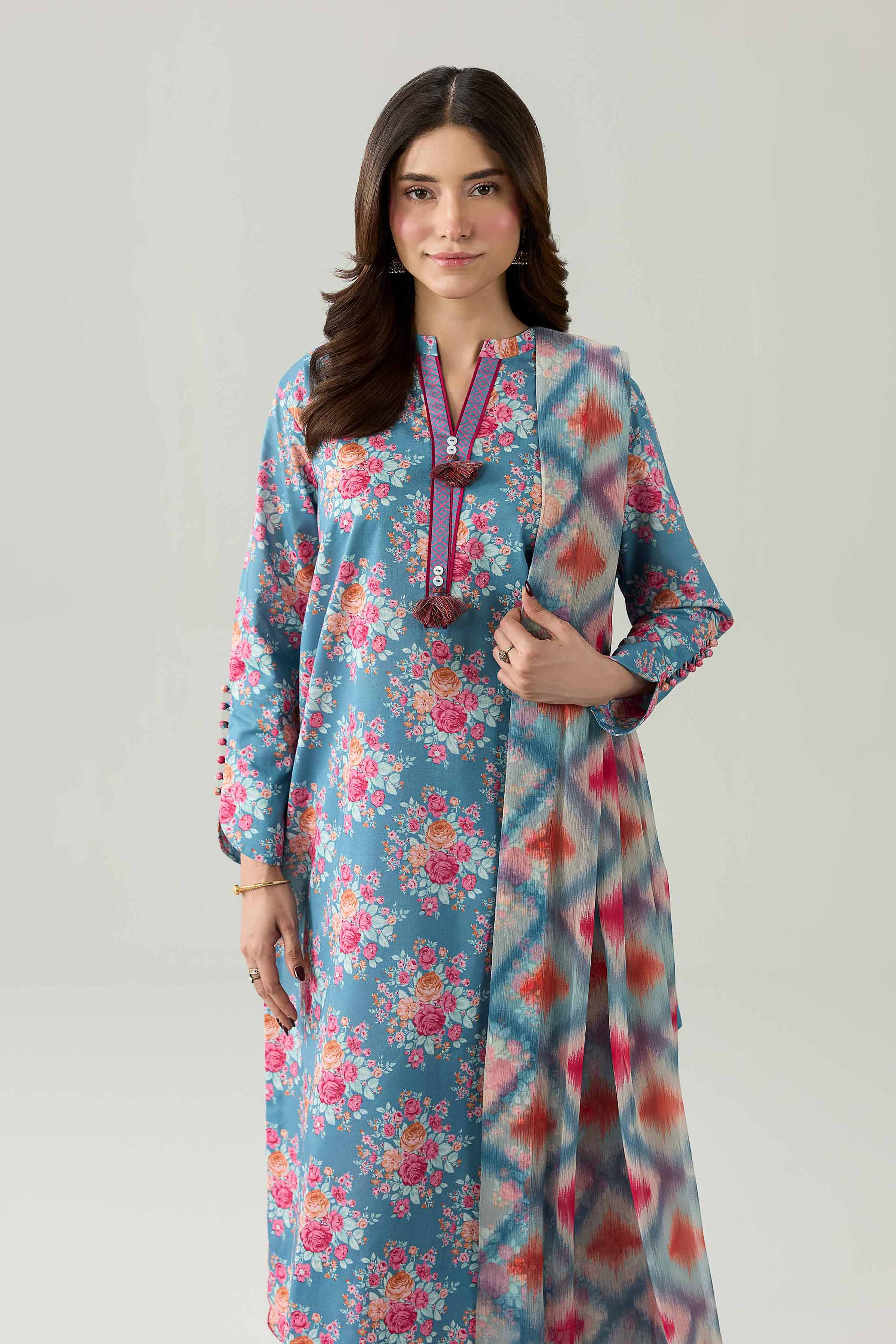 Original Nishat 3 Piece - Digital Printed Suit - 42602187 | Buy Online in Pakistan