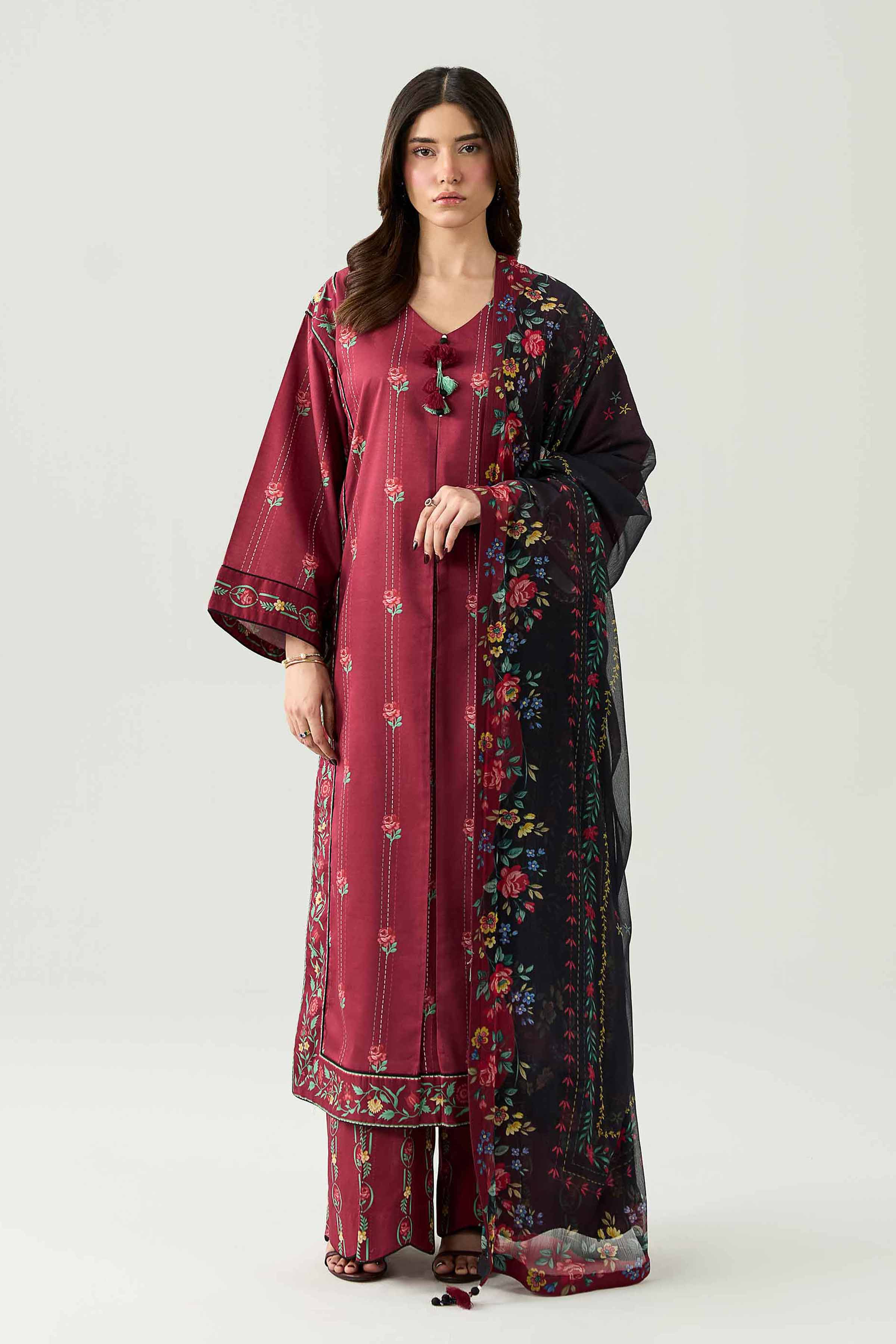 Original Nishat 3 Piece - Digital Printed Suit - 42602189 | Buy Online in Pakistan