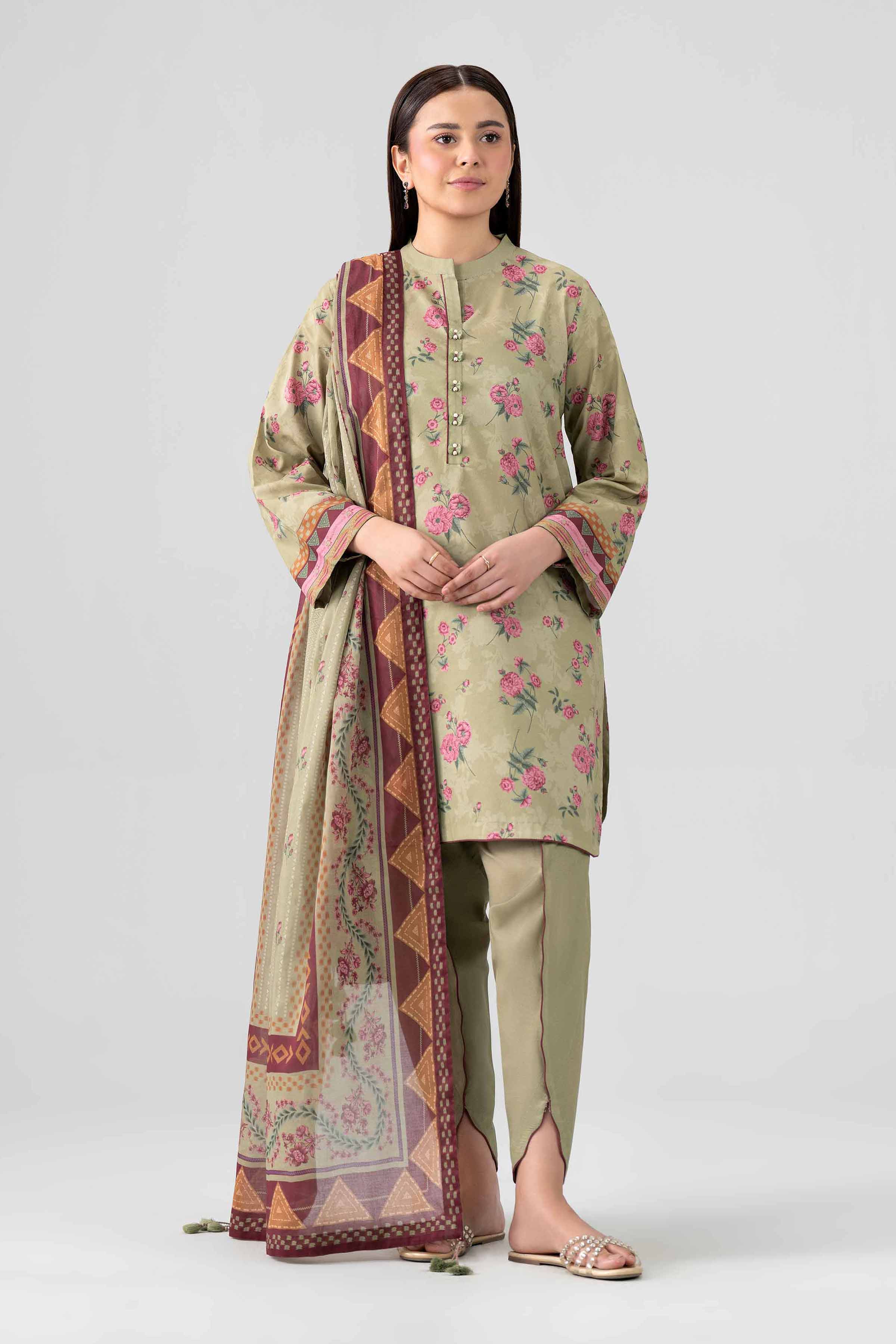 Original Nishat 3 Piece - Printed Loose Fabric - 42602609 | Buy Online in Pakistan