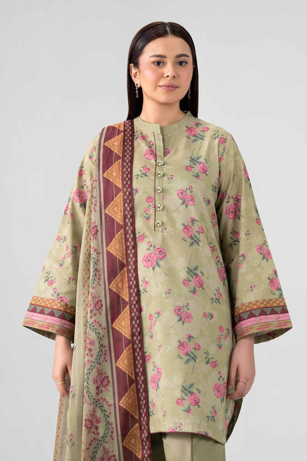 Original Nishat 3 Piece - Printed Loose Fabric - 42602609 | Buy Online in Pakistan