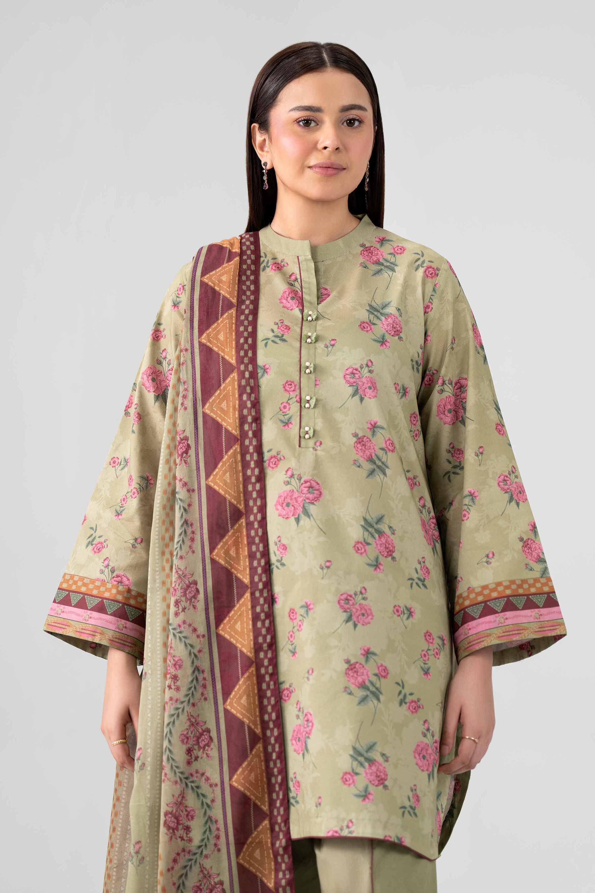 Original Nishat 3 Piece - Printed Loose Fabric - 42602609 | Buy Online in Pakistan