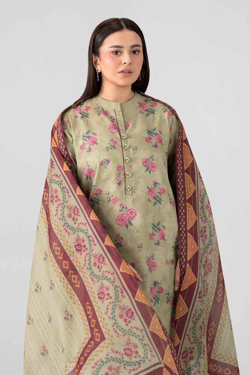 Original Nishat 3 Piece - Printed Loose Fabric - 42602609 | Buy Online in Pakistan