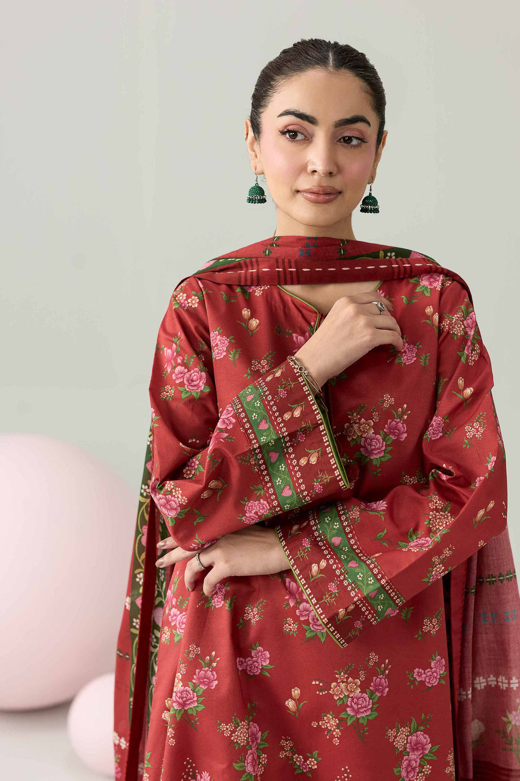 Original Nishat 3 Piece - Printed Loose Fabric - 42602610 | Buy Online in Pakistan