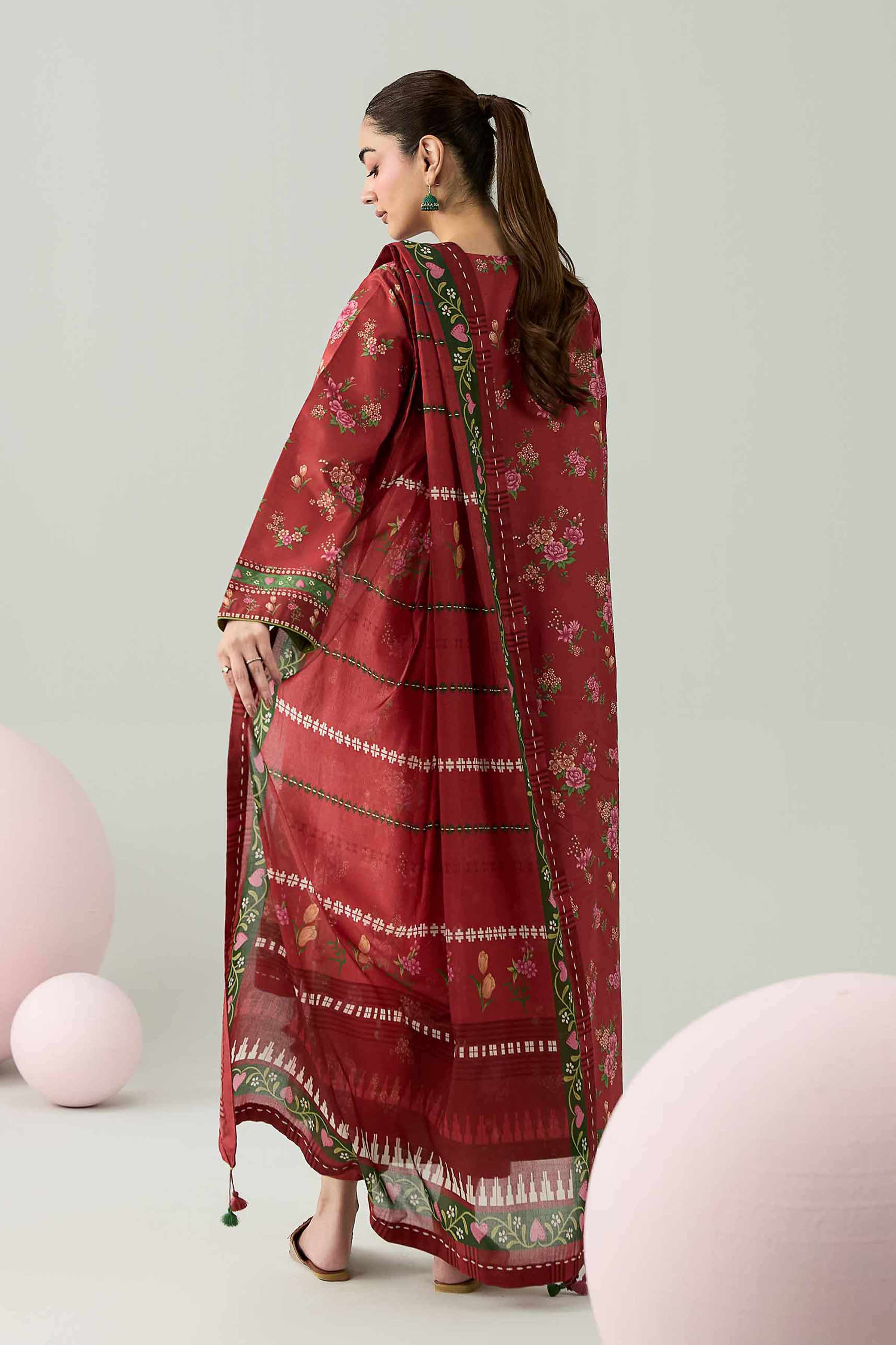 Original Nishat 3 Piece - Printed Loose Fabric - 42602610 | Buy Online in Pakistan