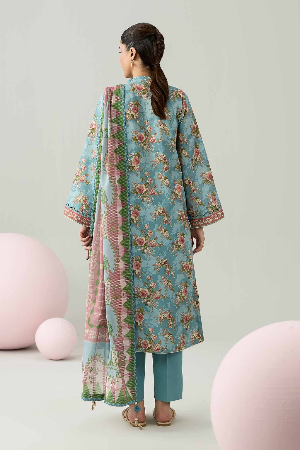 Original Nishat 3 Piece - Printed Loose Fabric - 42602613 | Buy Online in Pakistan