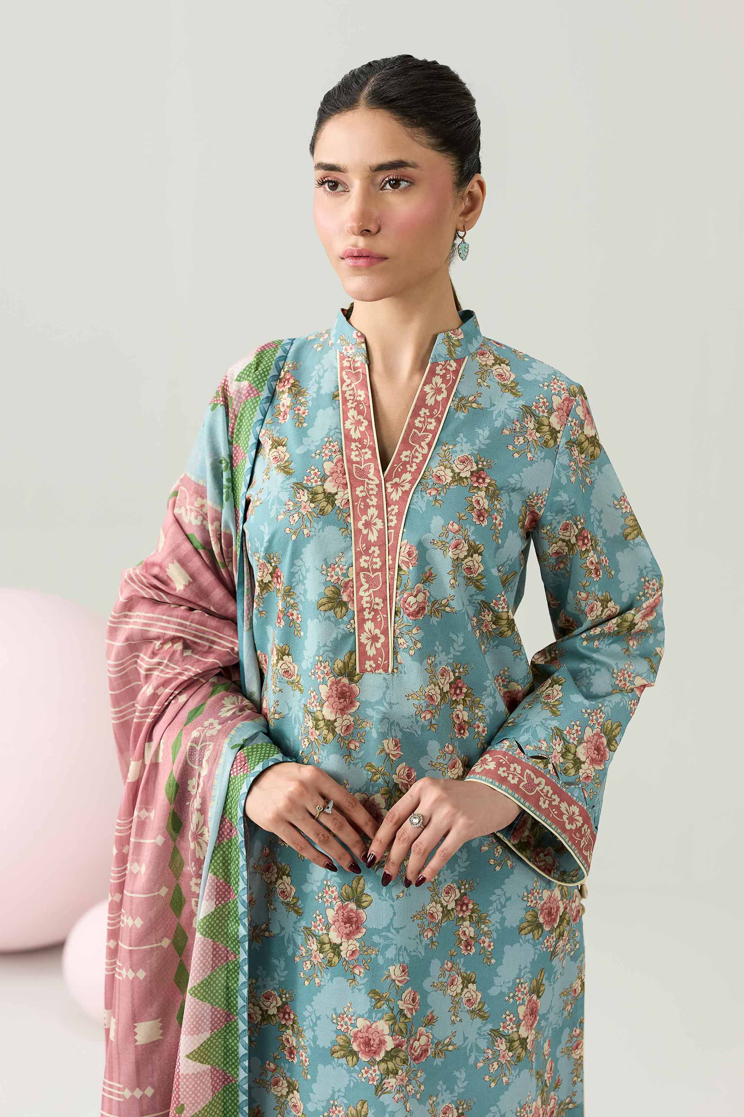 Original Nishat 3 Piece - Printed Loose Fabric - 42602613 | Buy Online in Pakistan