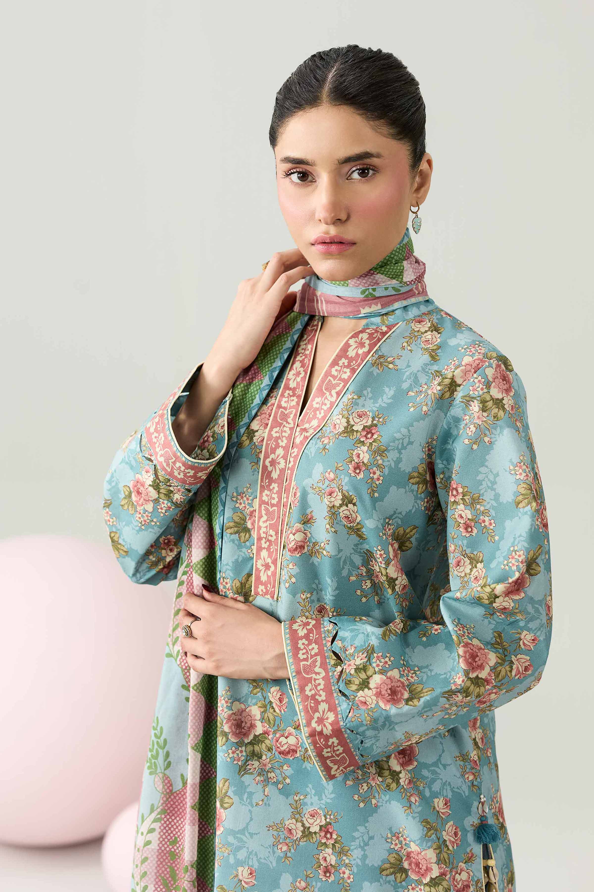 Original Nishat 3 Piece - Printed Loose Fabric - 42602613 | Buy Online in Pakistan