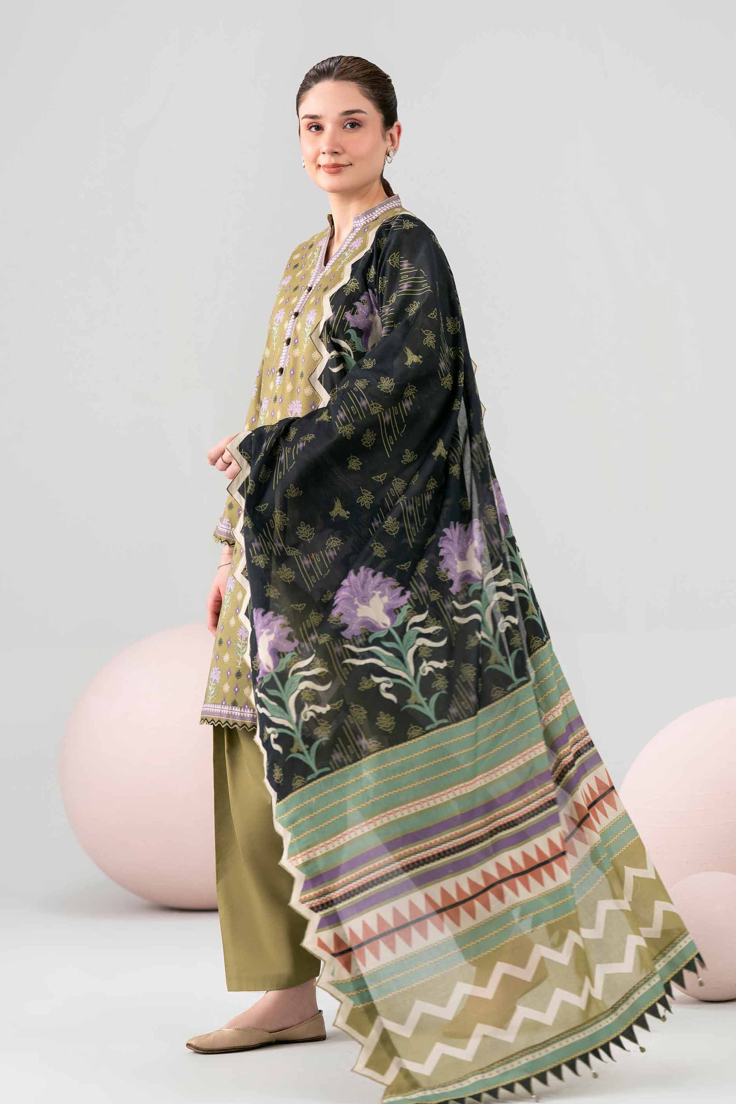 Original Nishat 3 Piece - Printed Loose Fabric - 42602614 | Buy Online in Pakistan