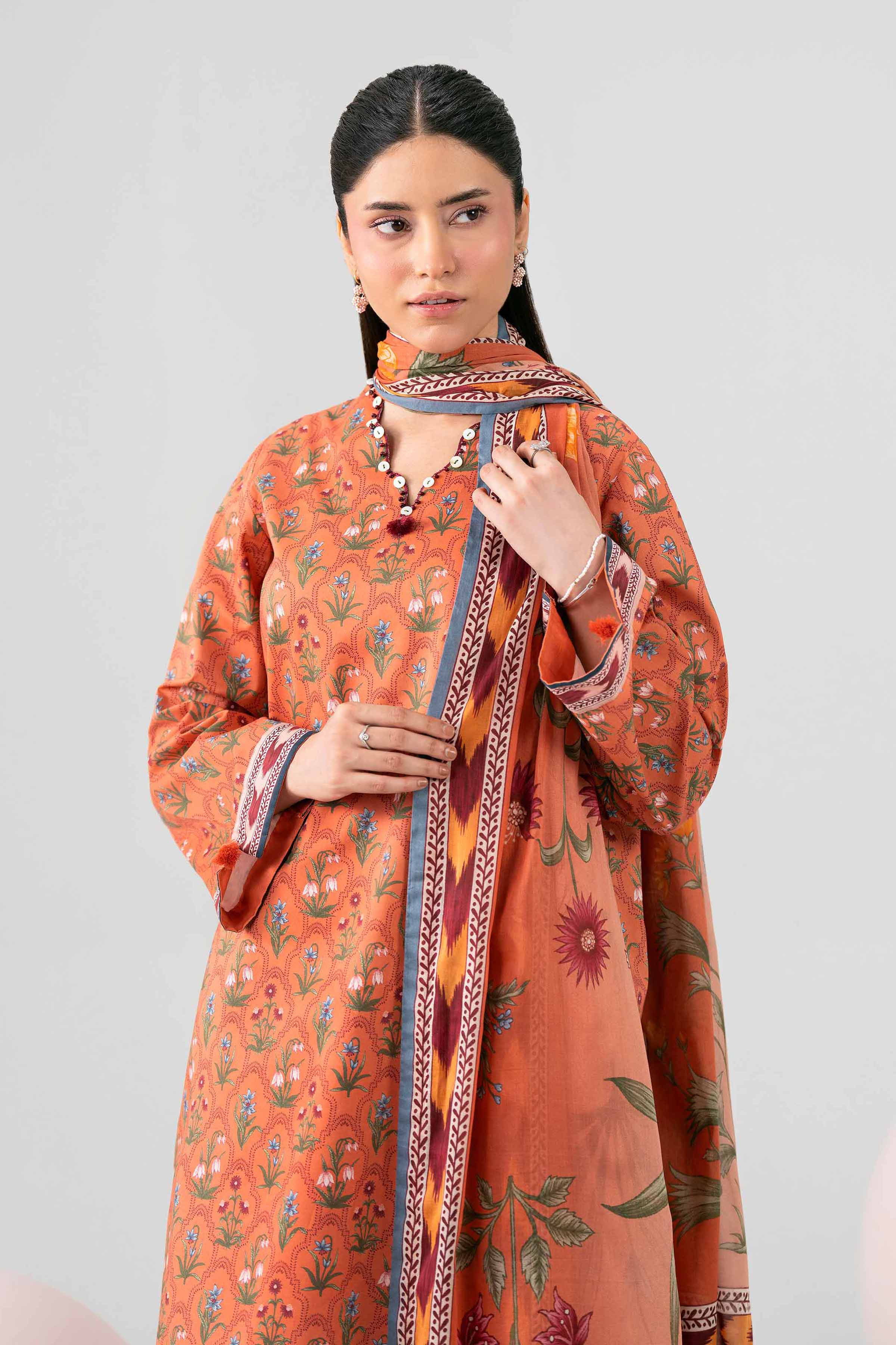 Original Nishat 3 Piece - Printed Loose Fabric - 42602615 | Buy Online in Pakistan