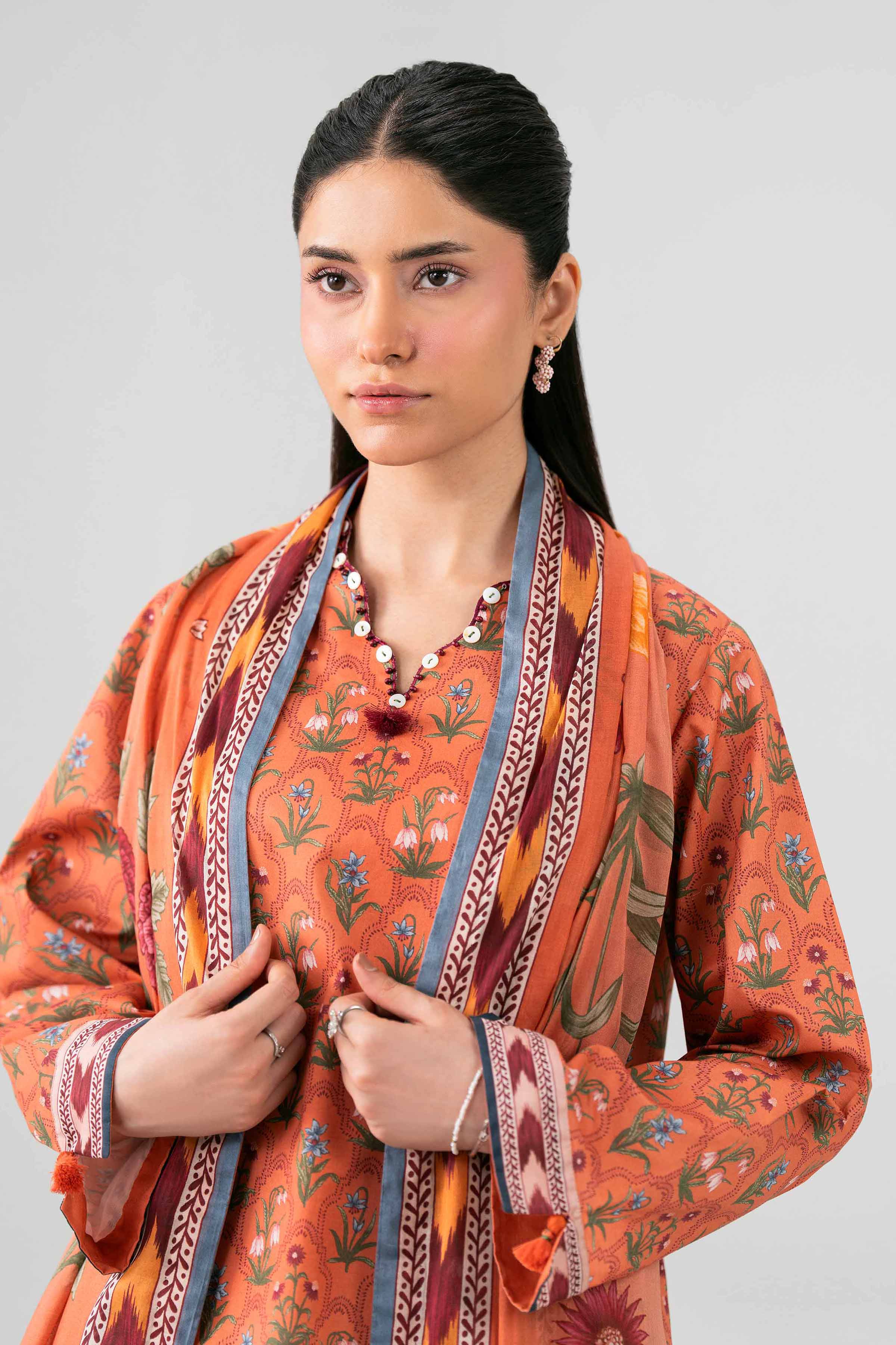 Original Nishat 3 Piece - Printed Loose Fabric - 42602615 | Buy Online in Pakistan