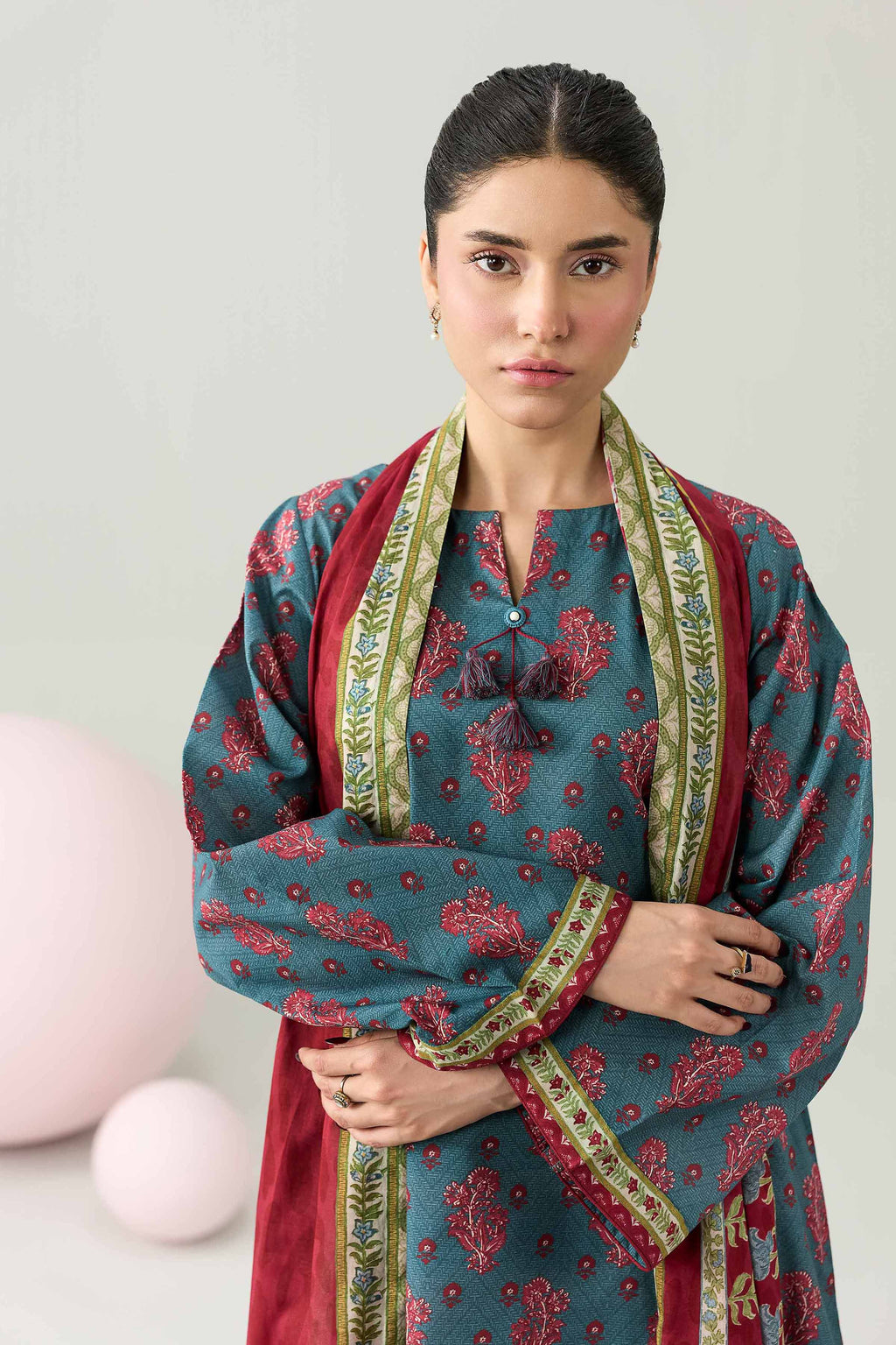 Original Nishat 3 Piece - Printed Loose Fabric - 42602616 | Buy Online in Pakistan