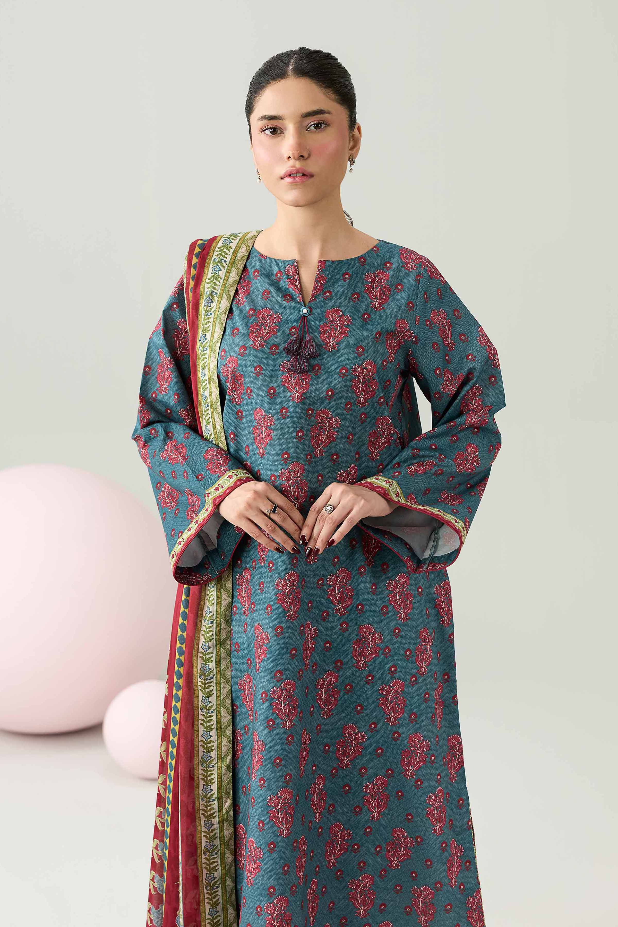 Original Nishat 3 Piece - Printed Loose Fabric - 42602616 | Buy Online in Pakistan