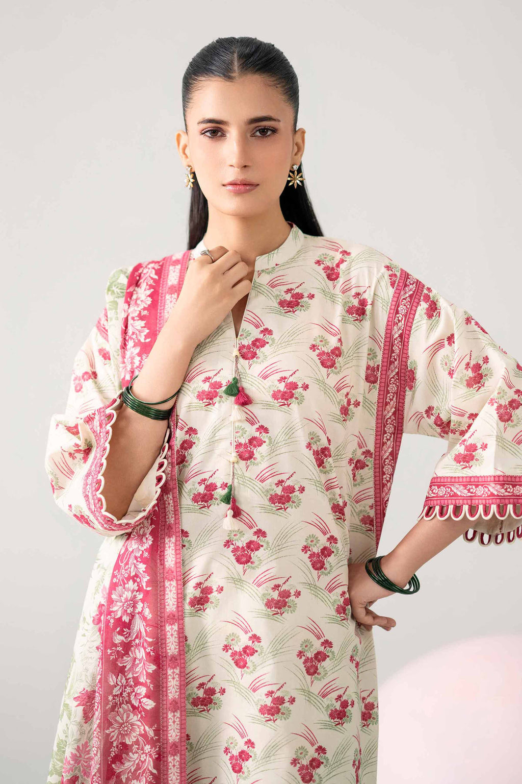 Original Nishat 3 Piece - Printed Loose Fabric - 42602619 | Buy Online in Pakistan