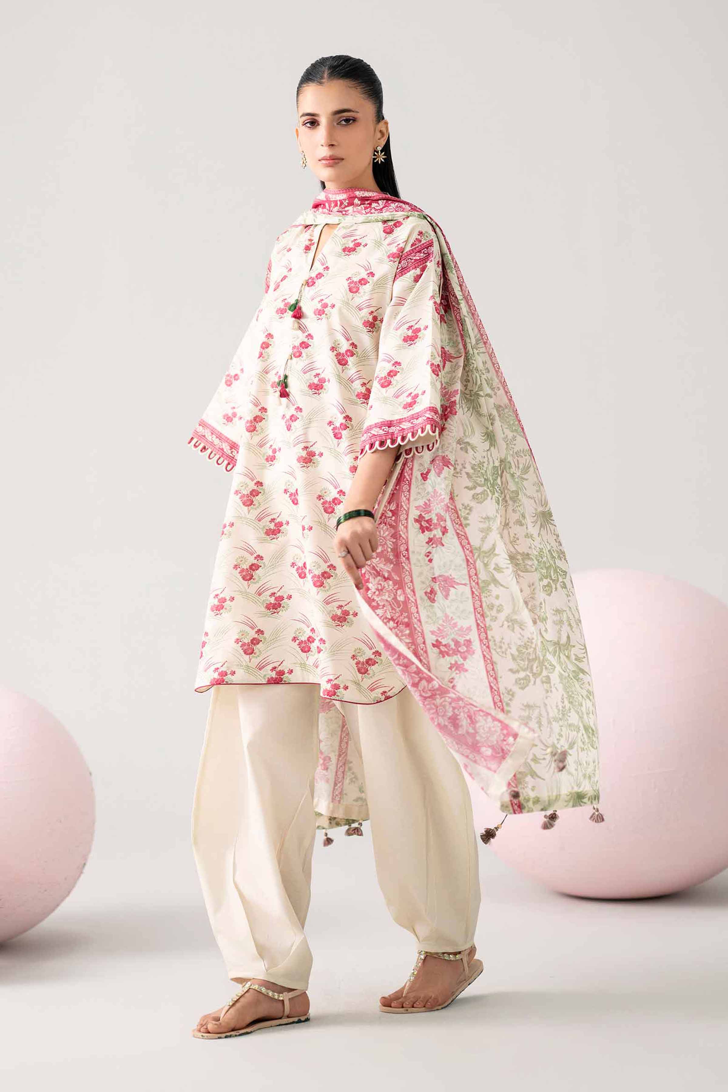 Original Nishat 3 Piece - Printed Loose Fabric - 42602619 | Buy Online in Pakistan