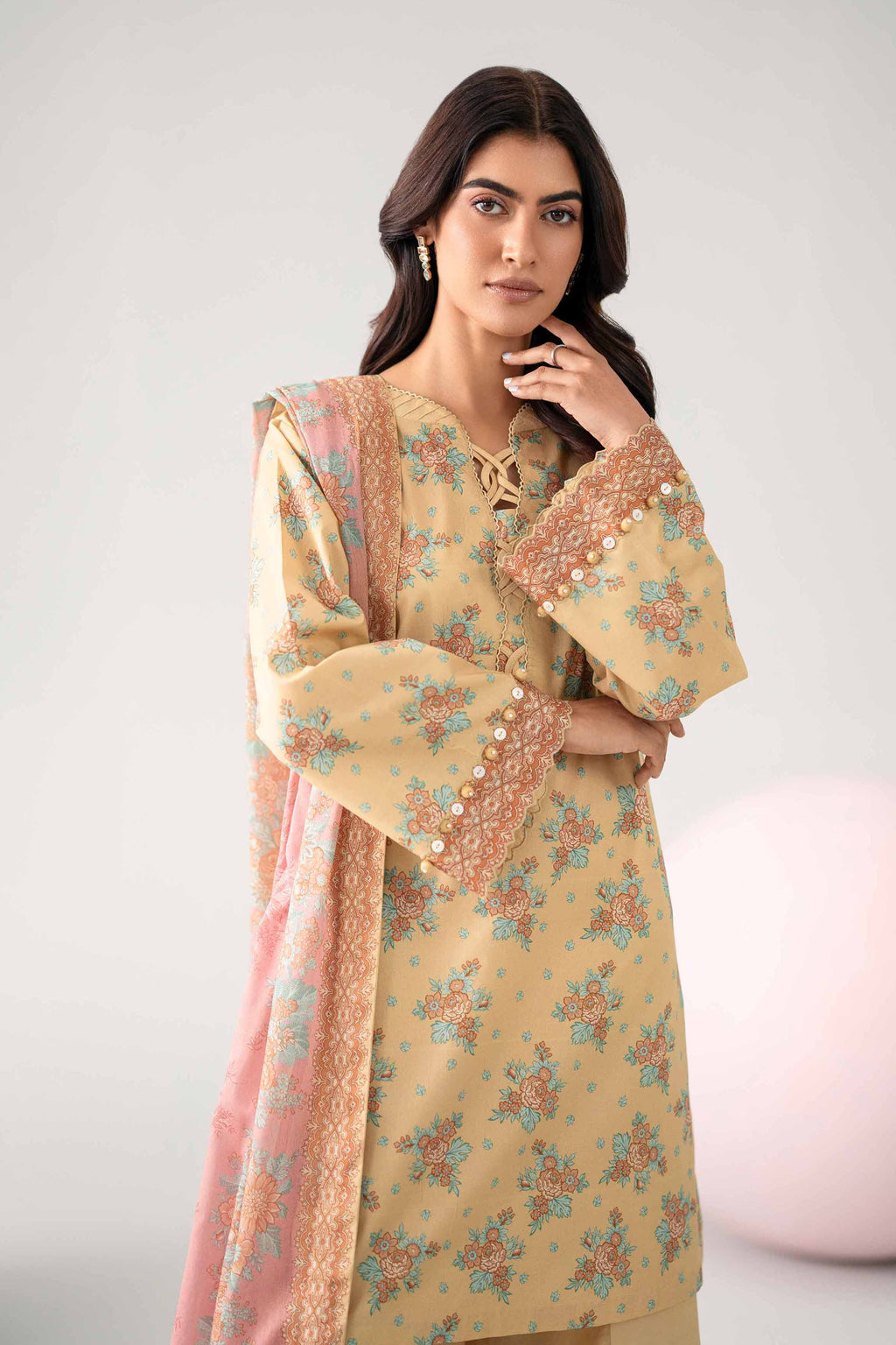 Original Nishat 3 Piece - Printed Loose Fabric - 42602622 | Buy Online in Pakistan