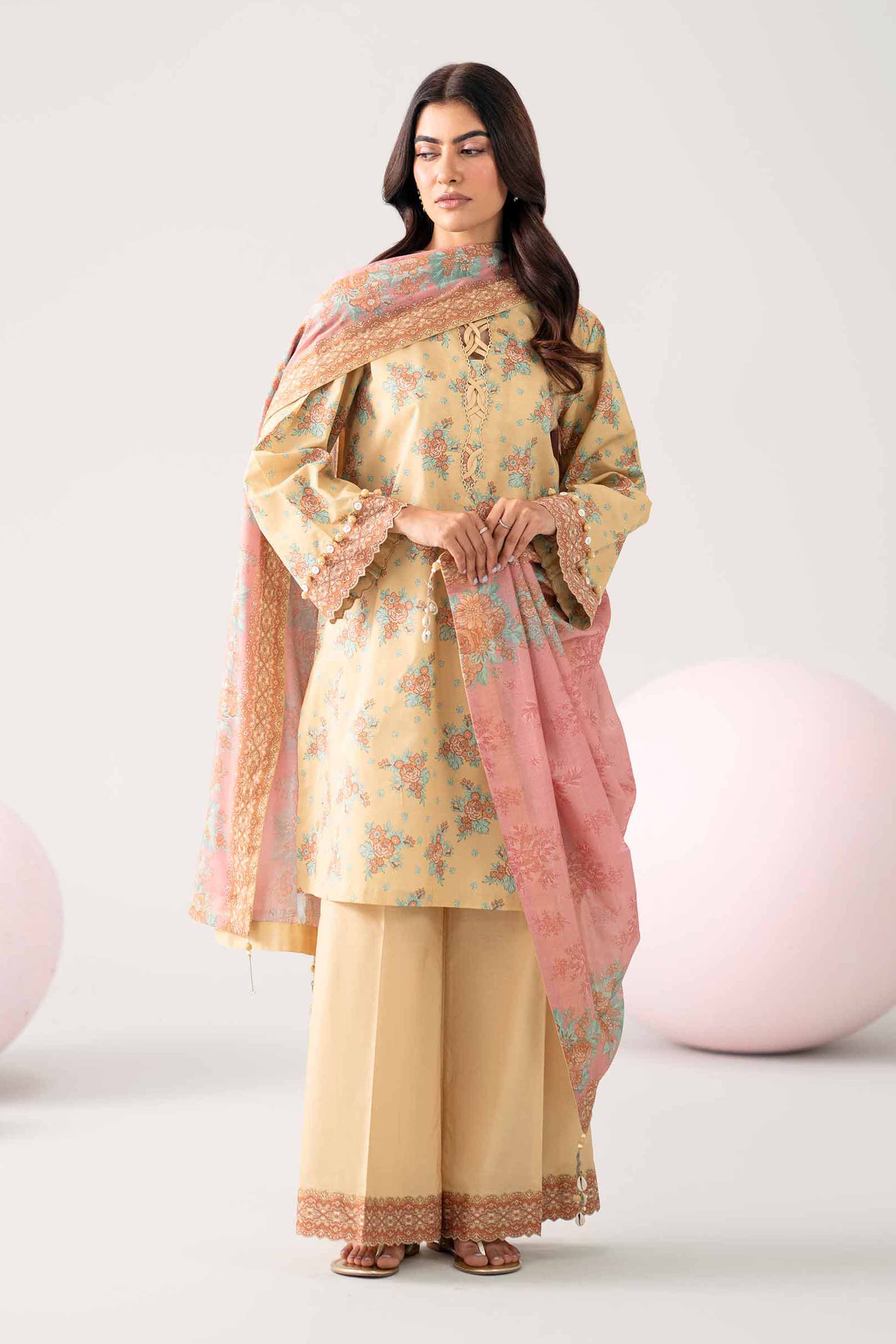 Original Nishat 3 Piece - Printed Loose Fabric - 42602622 | Buy Online in Pakistan