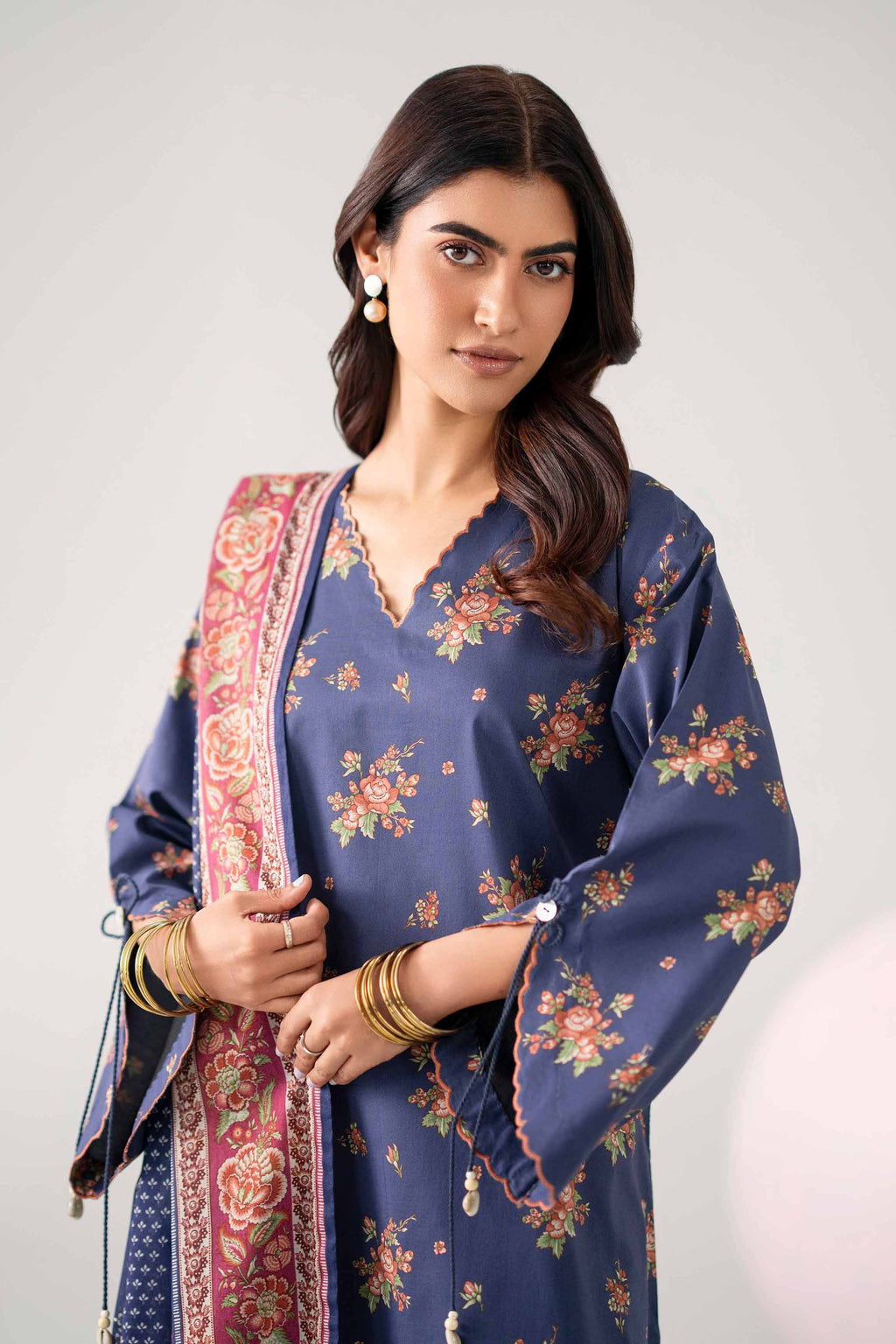Original Nishat 3 Piece - Printed Loose Fabric - 42602623 | Buy Online in Pakistan