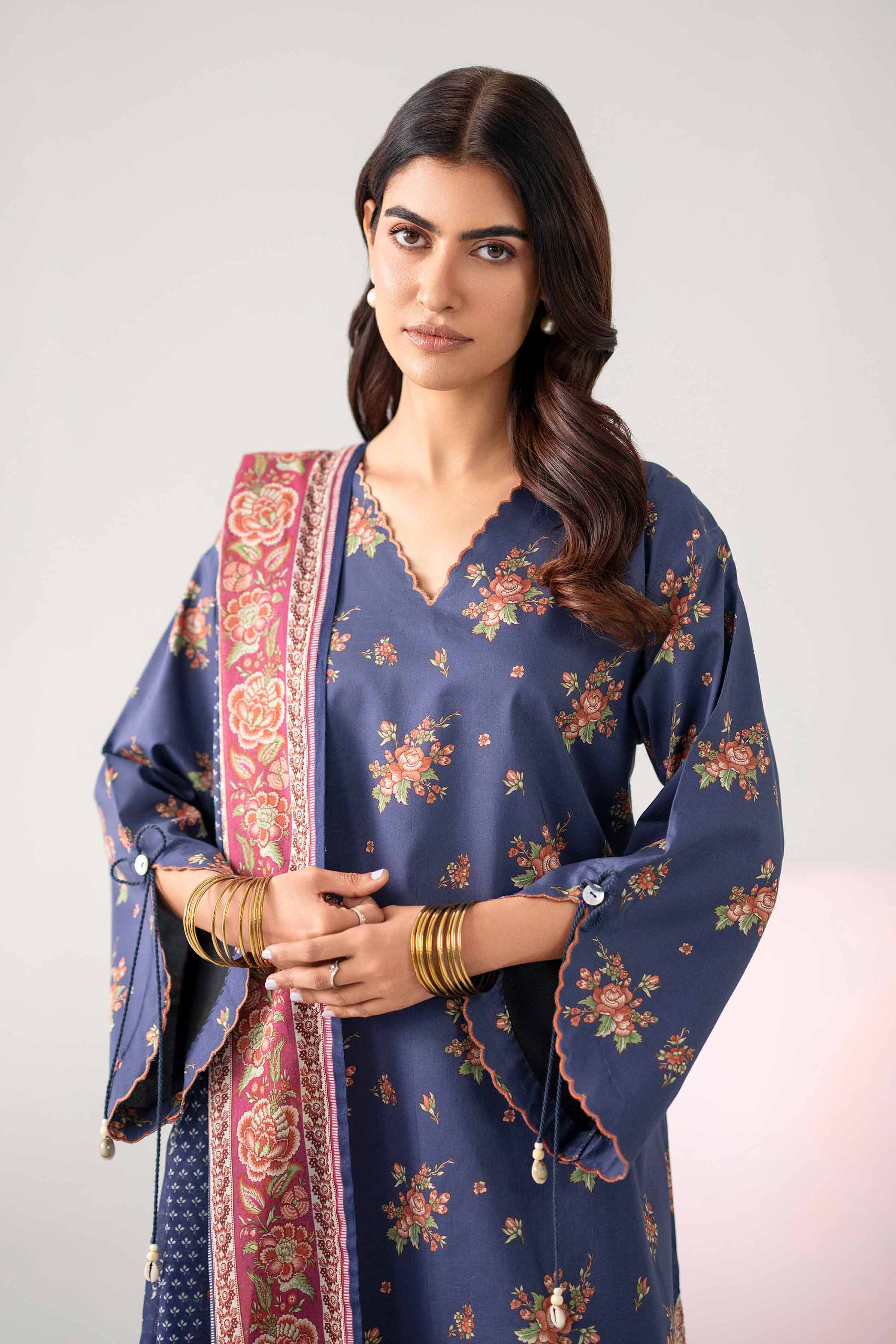 Original Nishat 3 Piece - Printed Loose Fabric - 42602623 | Buy Online in Pakistan