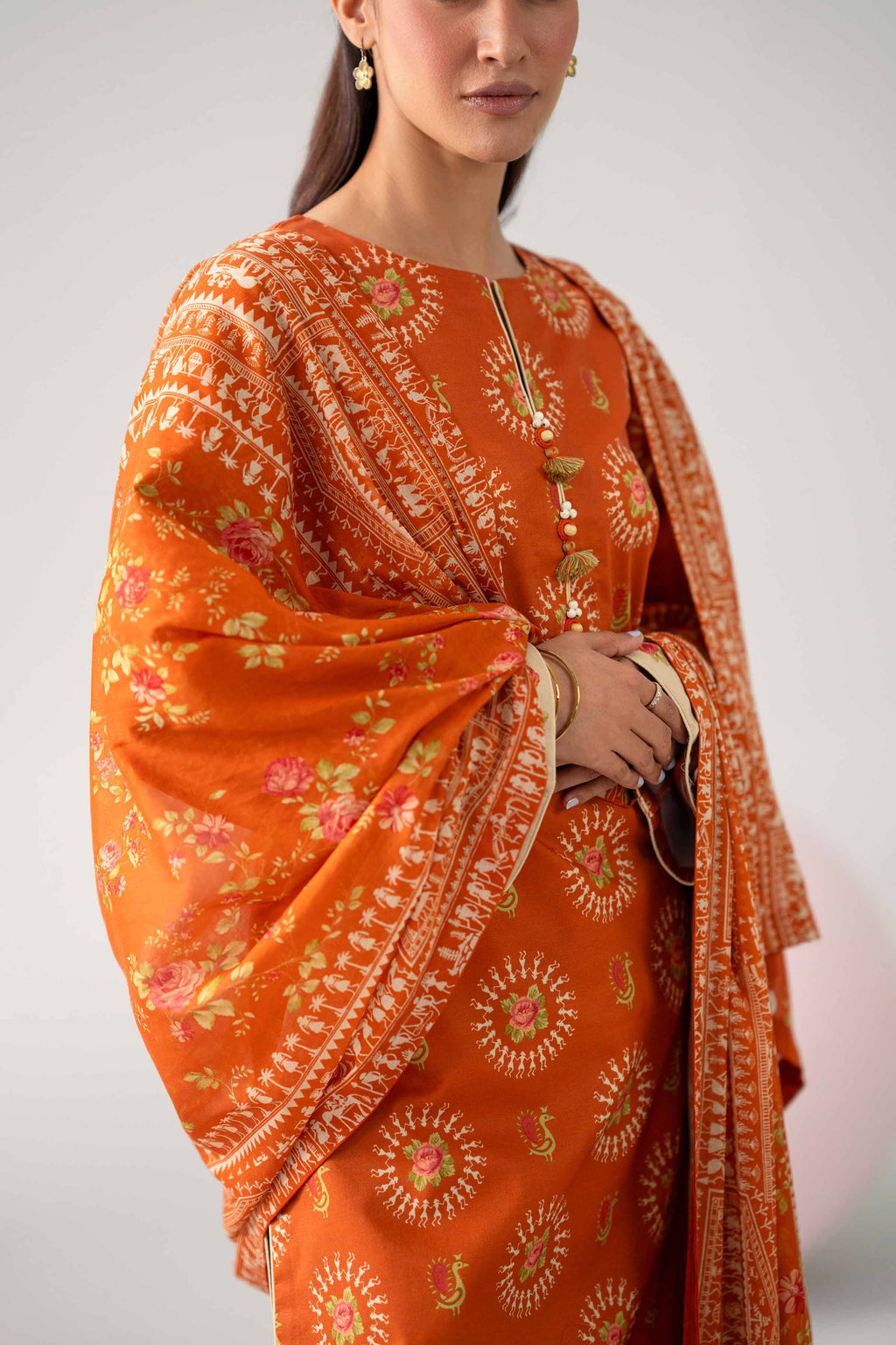 Original Nishat 3 Piece - Printed Loose Fabric - 42602629 | Buy Online in Pakistan