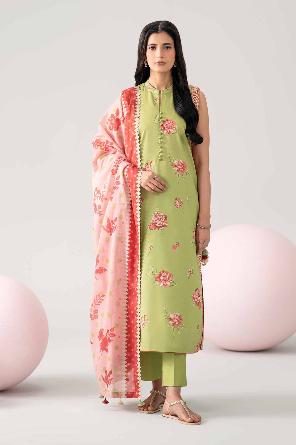 Original Nishat 3 Piece - Printed Loose Fabric - 42602630 | Buy Online in Pakistan