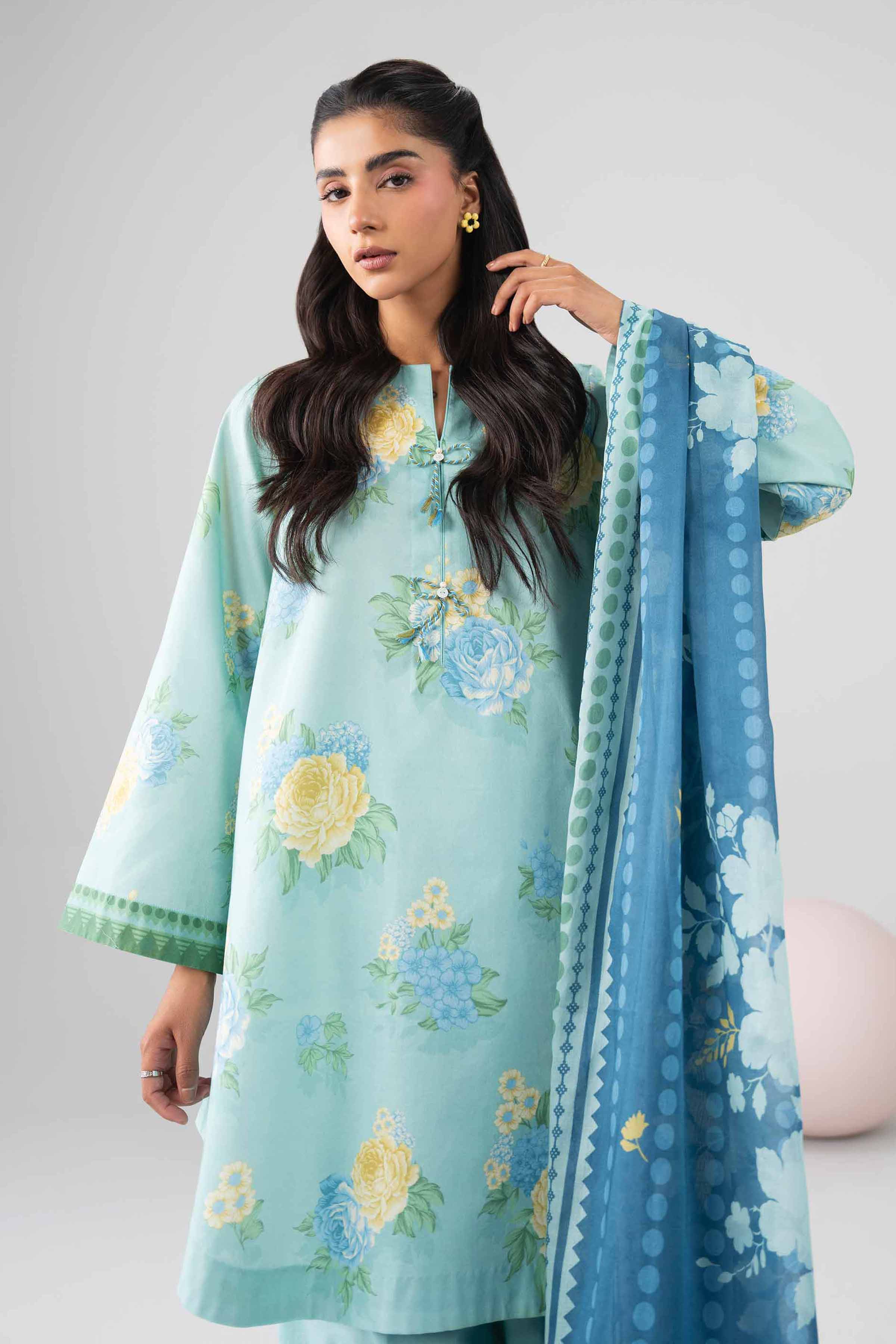 Original Nishat 3 Piece - Printed Loose Fabric - 42602631 | Buy Online in Pakistan