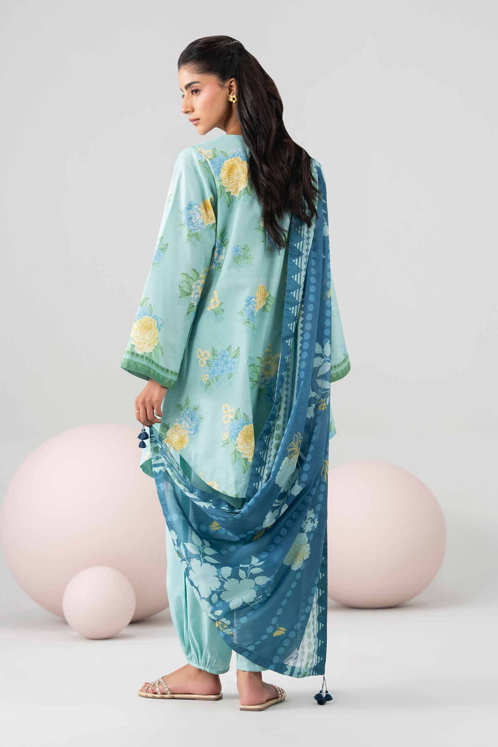 Original Nishat 3 Piece - Printed Loose Fabric - 42602631 | Buy Online in Pakistan